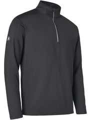 Jr Dunbar halfzip fleece - black