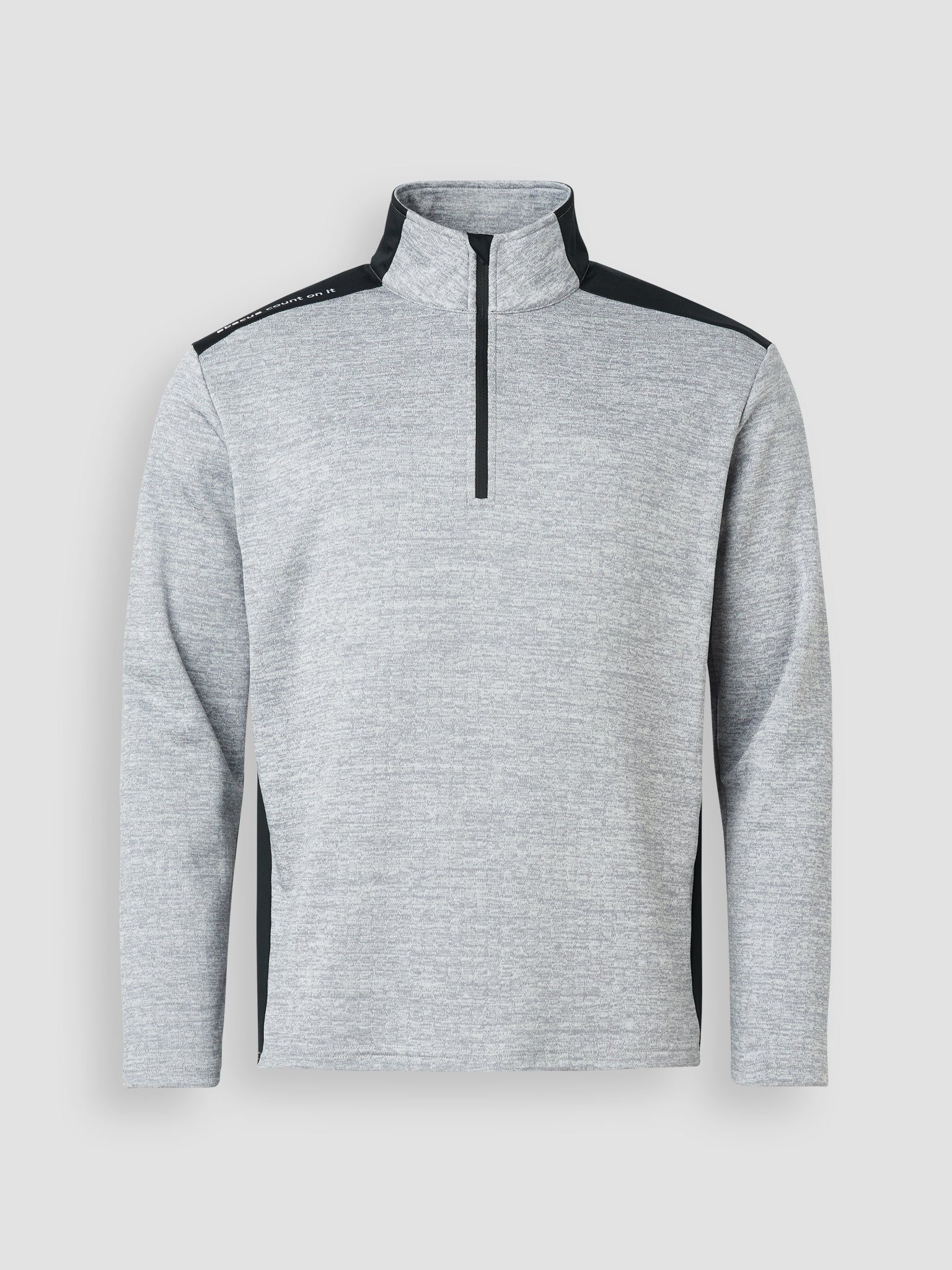 Jr Sunningdale halfzip fleece - lt.grey/black