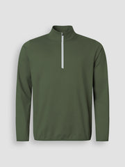 Jr Cradoc halfzip fleece - forest