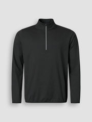 Jr Cradoc halfzip fleece - black