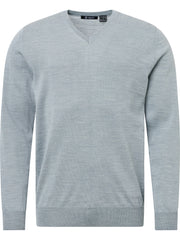 Mens Milano pullover - lt.greymelange