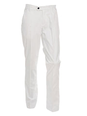 Mens Cleek trousers - white