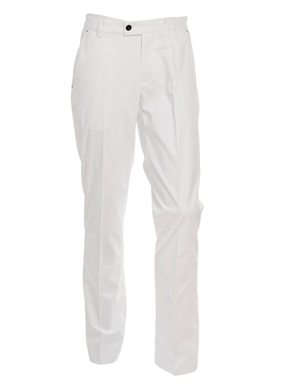 Mens Cleek trousers - white-2