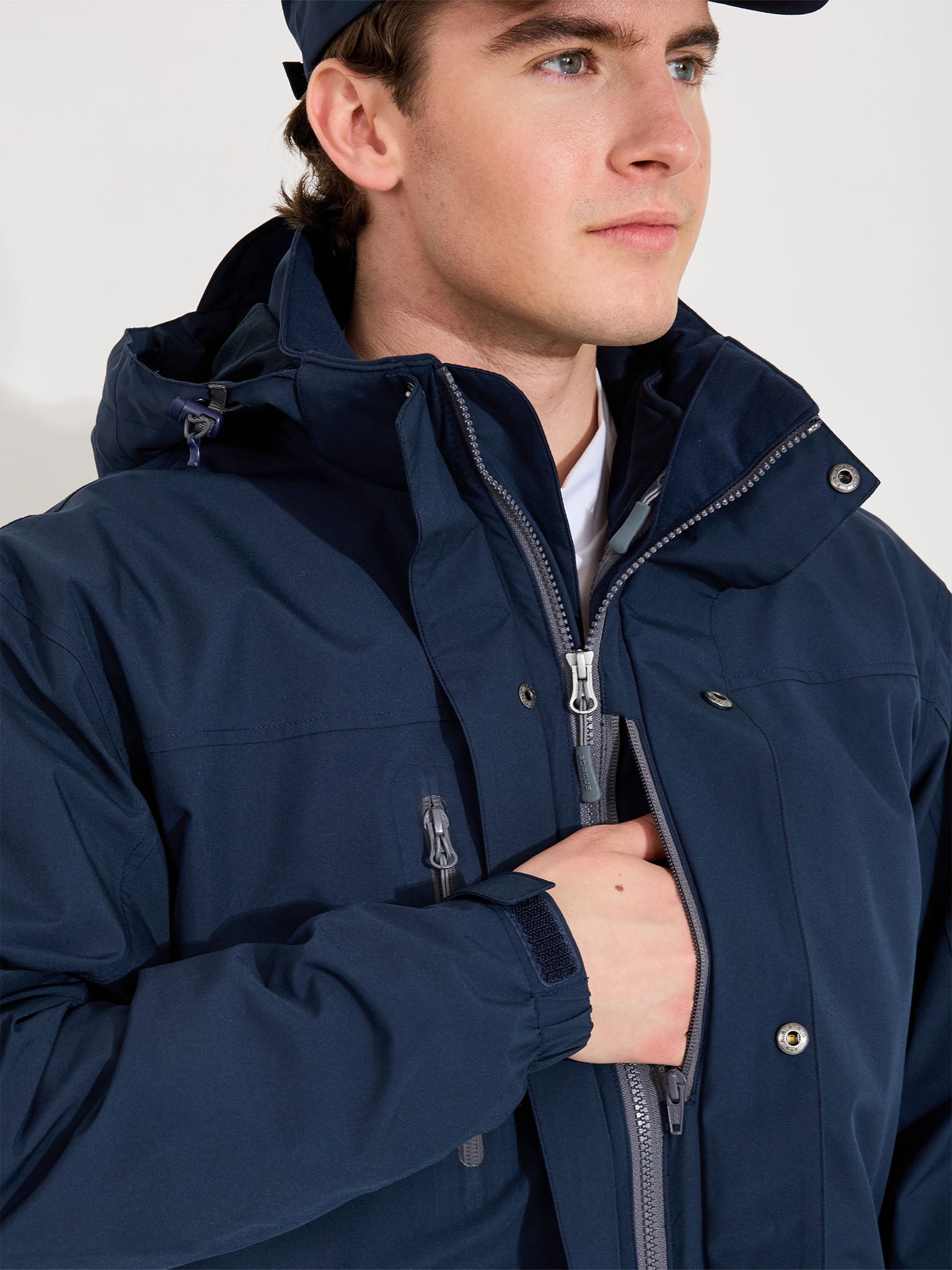 Staff 3 in1 jacket - navy – Abacus Sportswear
