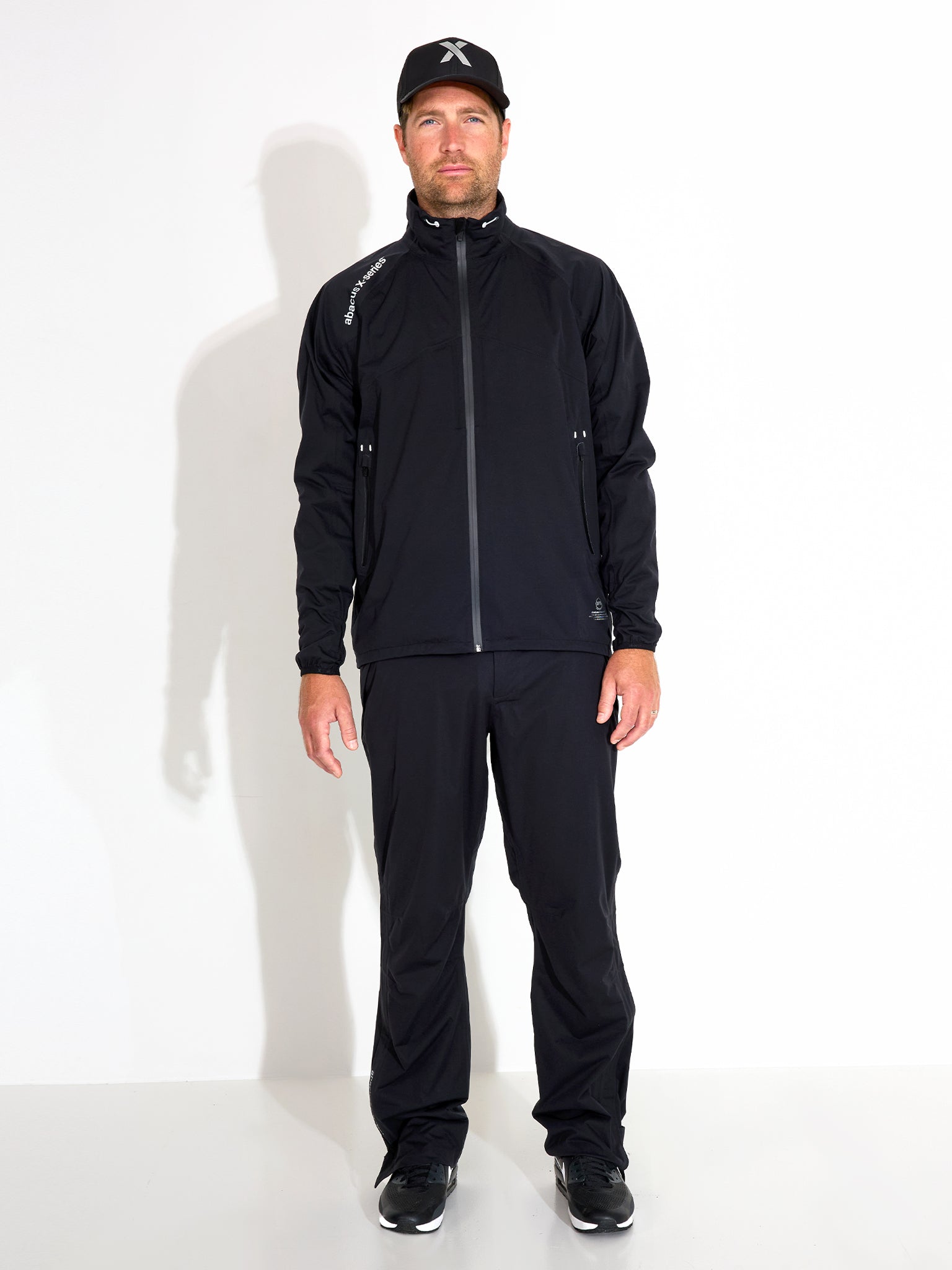 Mens Pitch 37.5 technology raintrousers - black-3