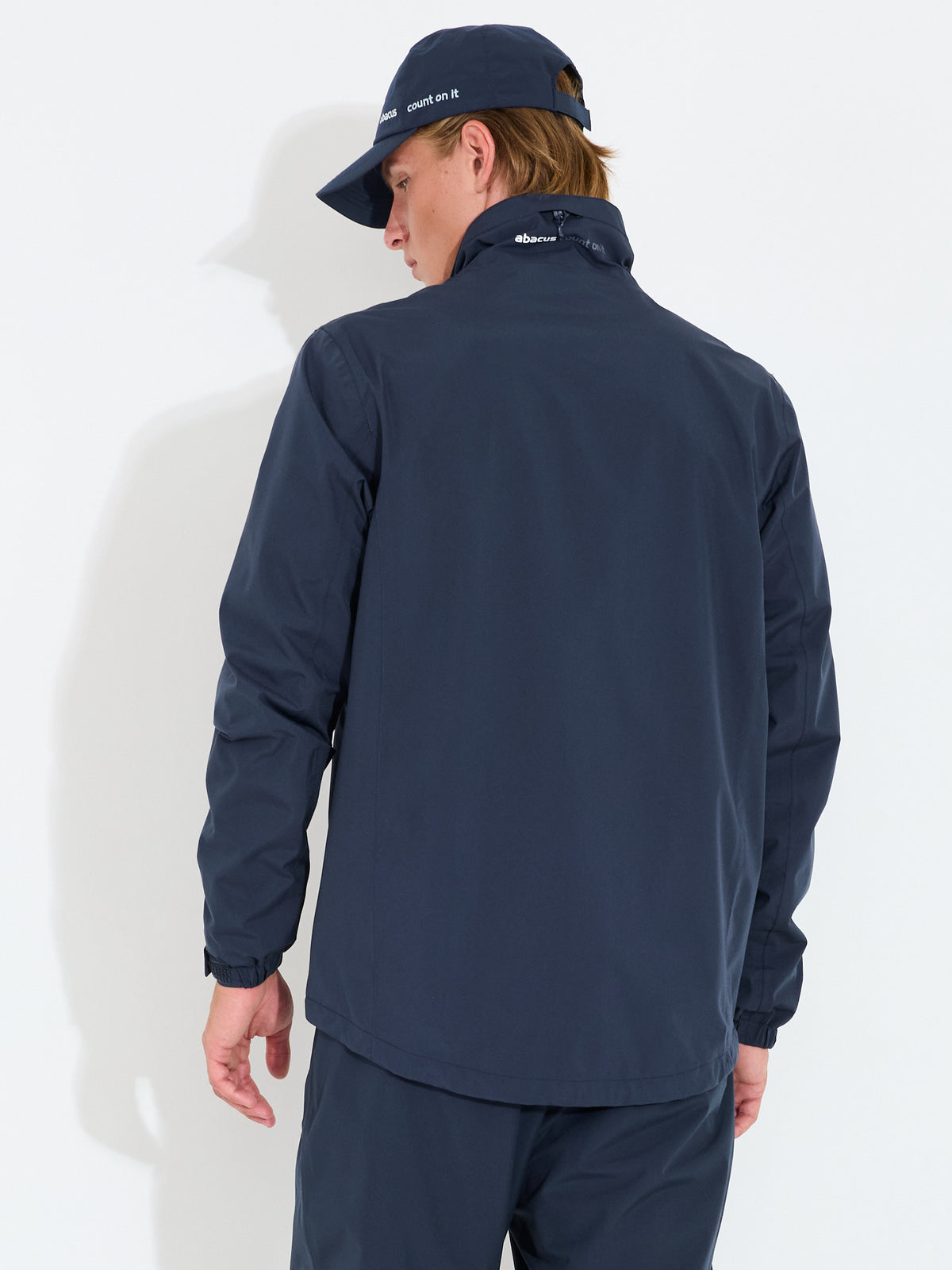 Mens Links stretch rainjacket - navy-2