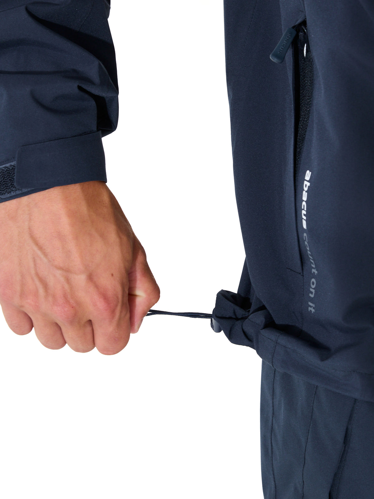 Mens Links stretch rainjacket - navy-6