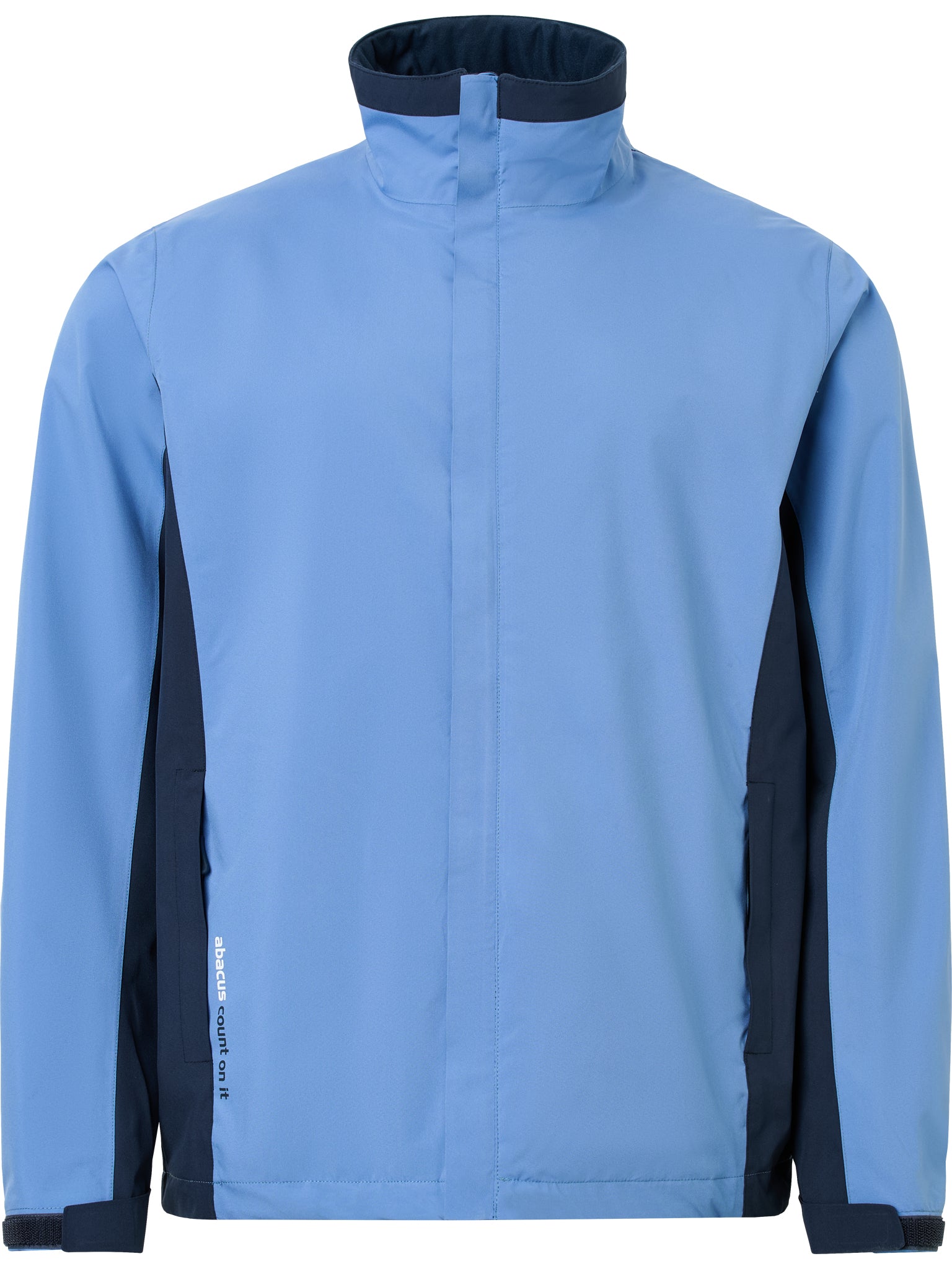 Mens Links stretch rainjacket - horizon blue