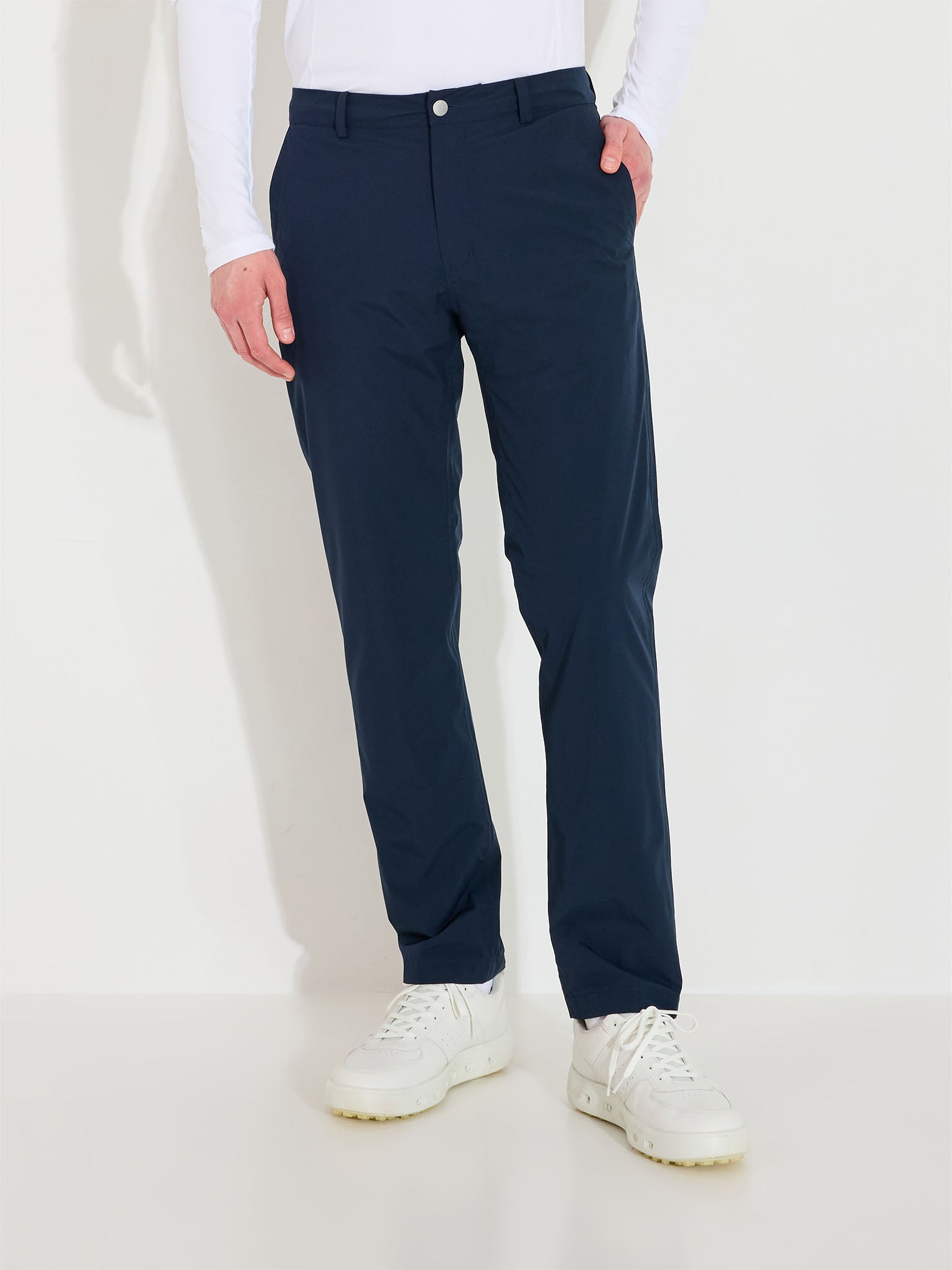 Mens Links warm waterproof trousers - navy