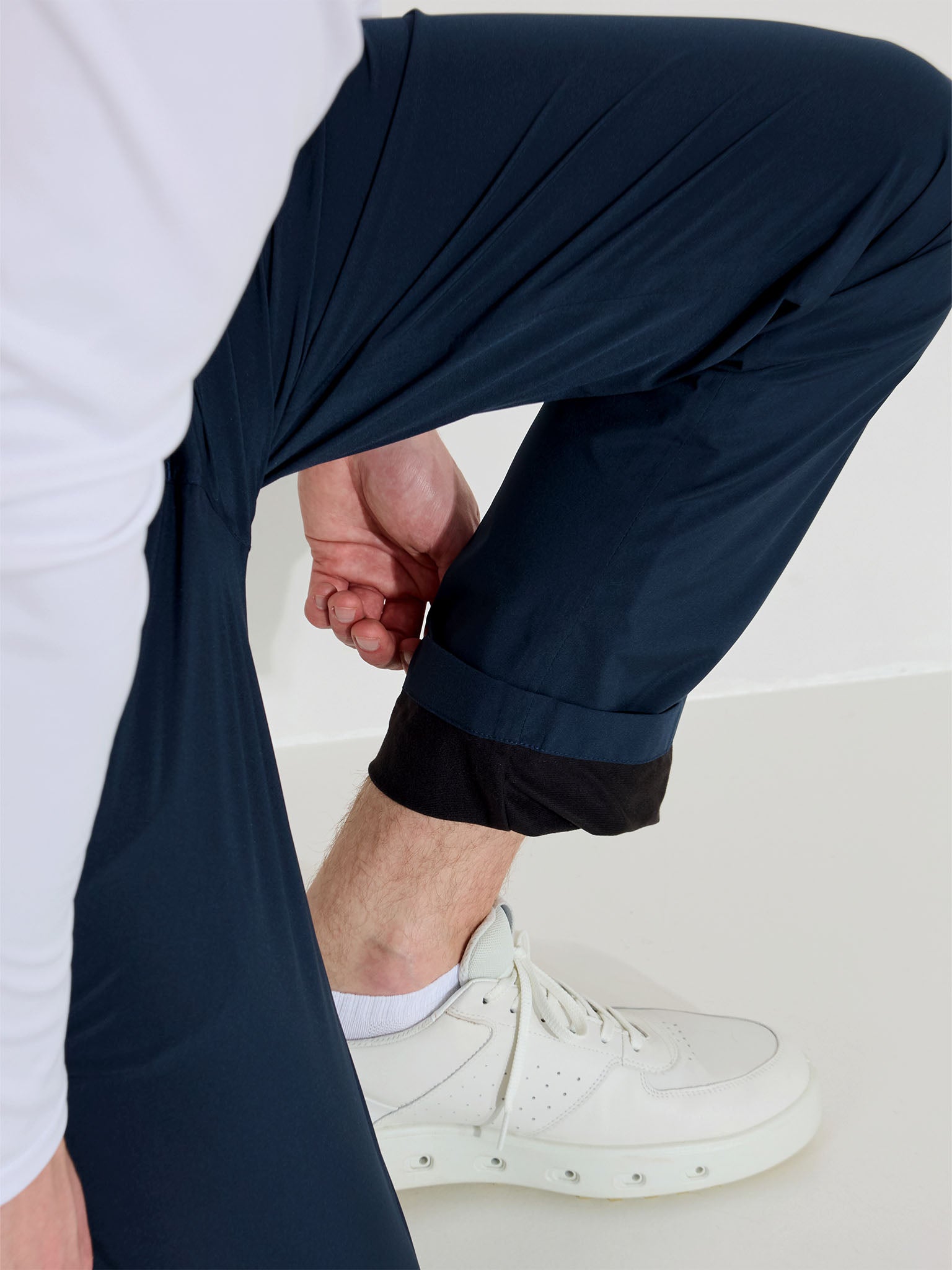 Mens Links warm waterproof trousers - navy-5