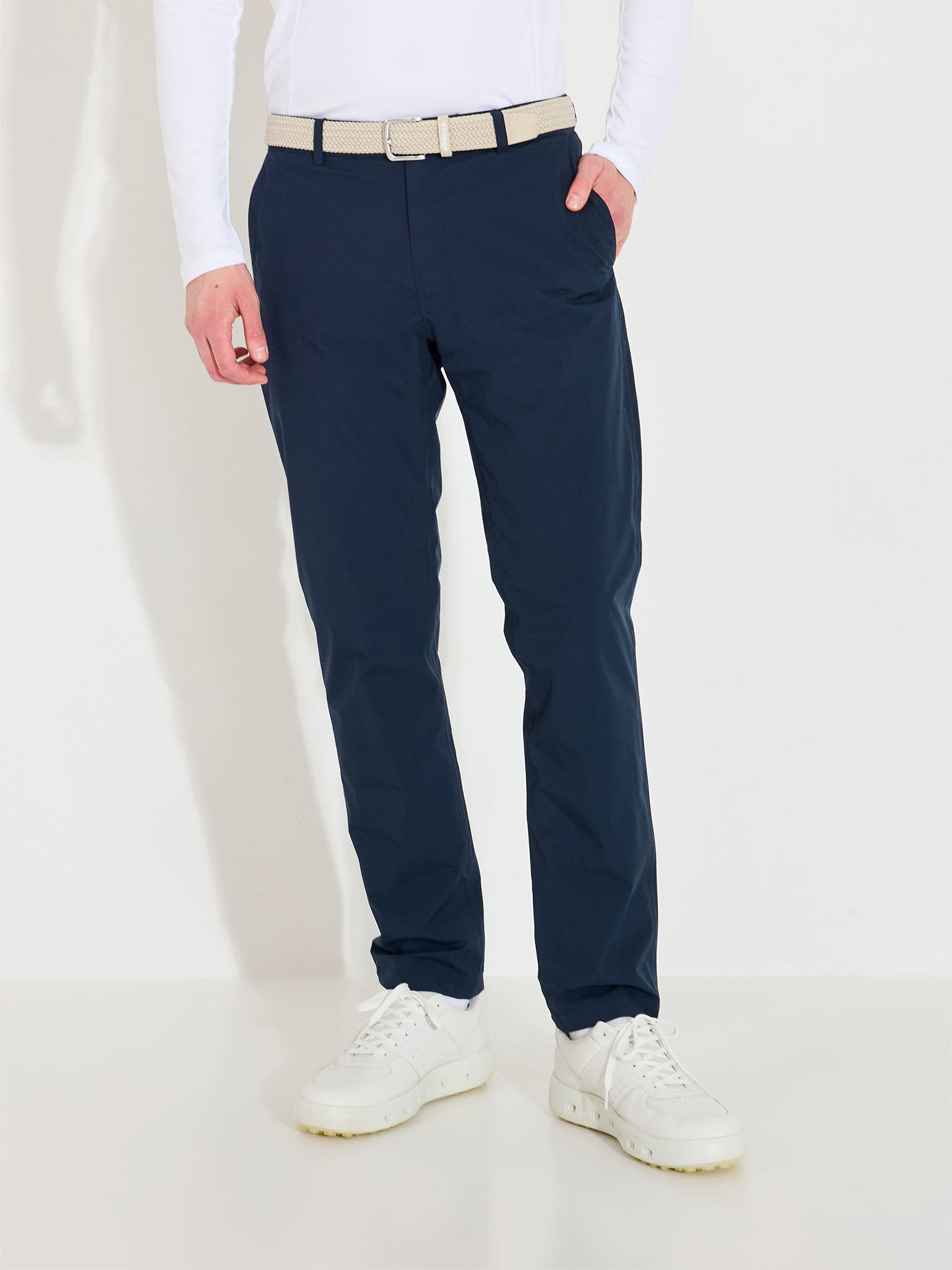 Mens Links warm waterproof trousers - navy-6
