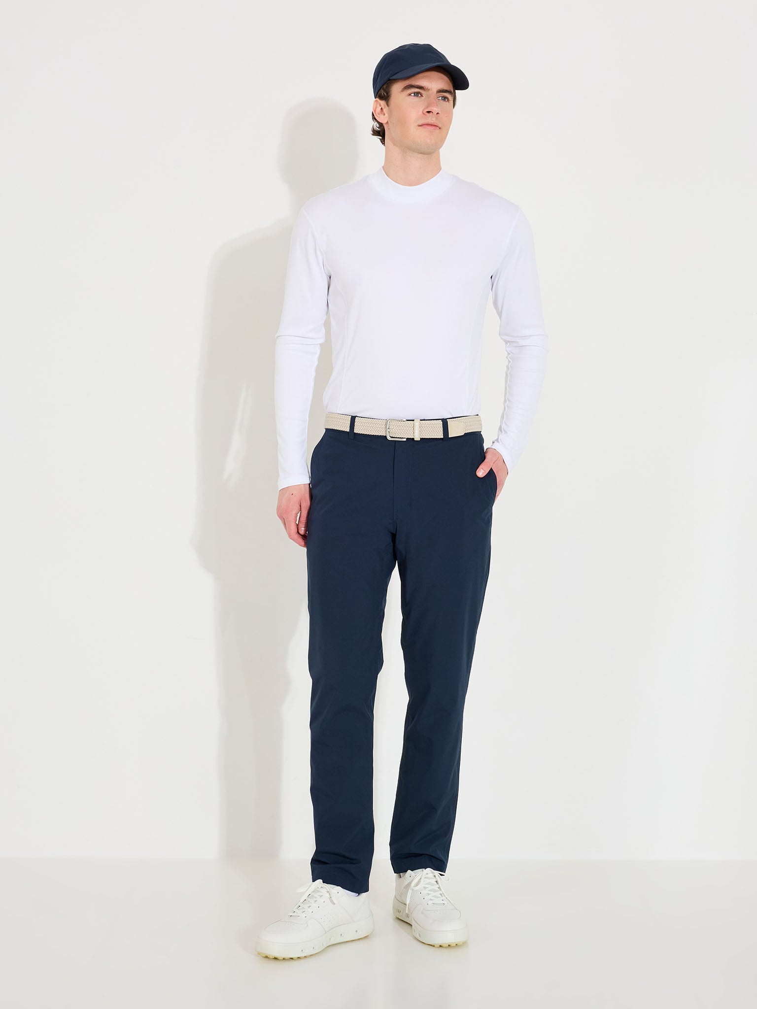 Mens Links warm waterproof trousers - navy-7