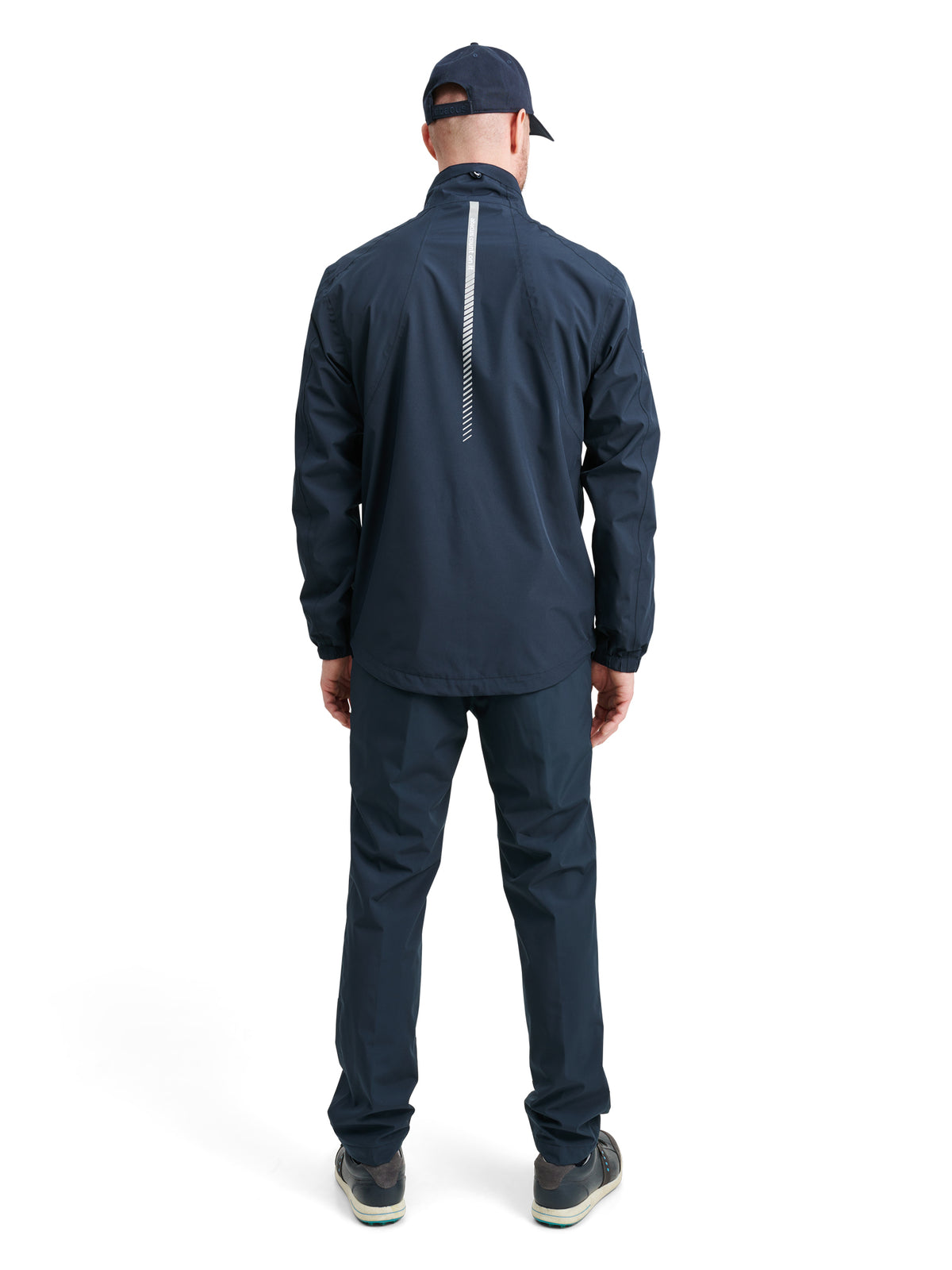 Mens Links stretch rainjacket - navy (Archive edition)-5