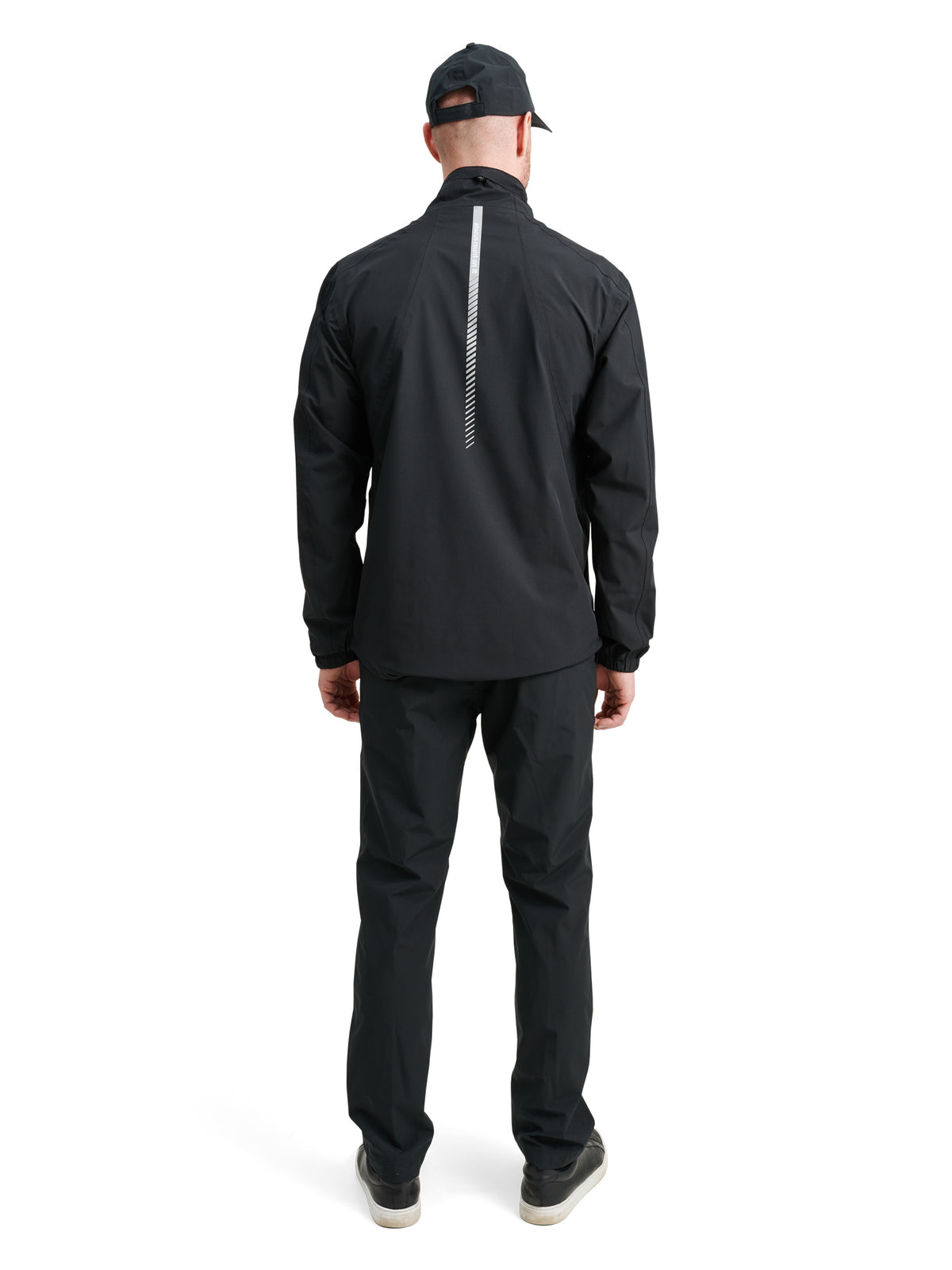 Mens Links stretch rainjacket - black (Archive edition)-5