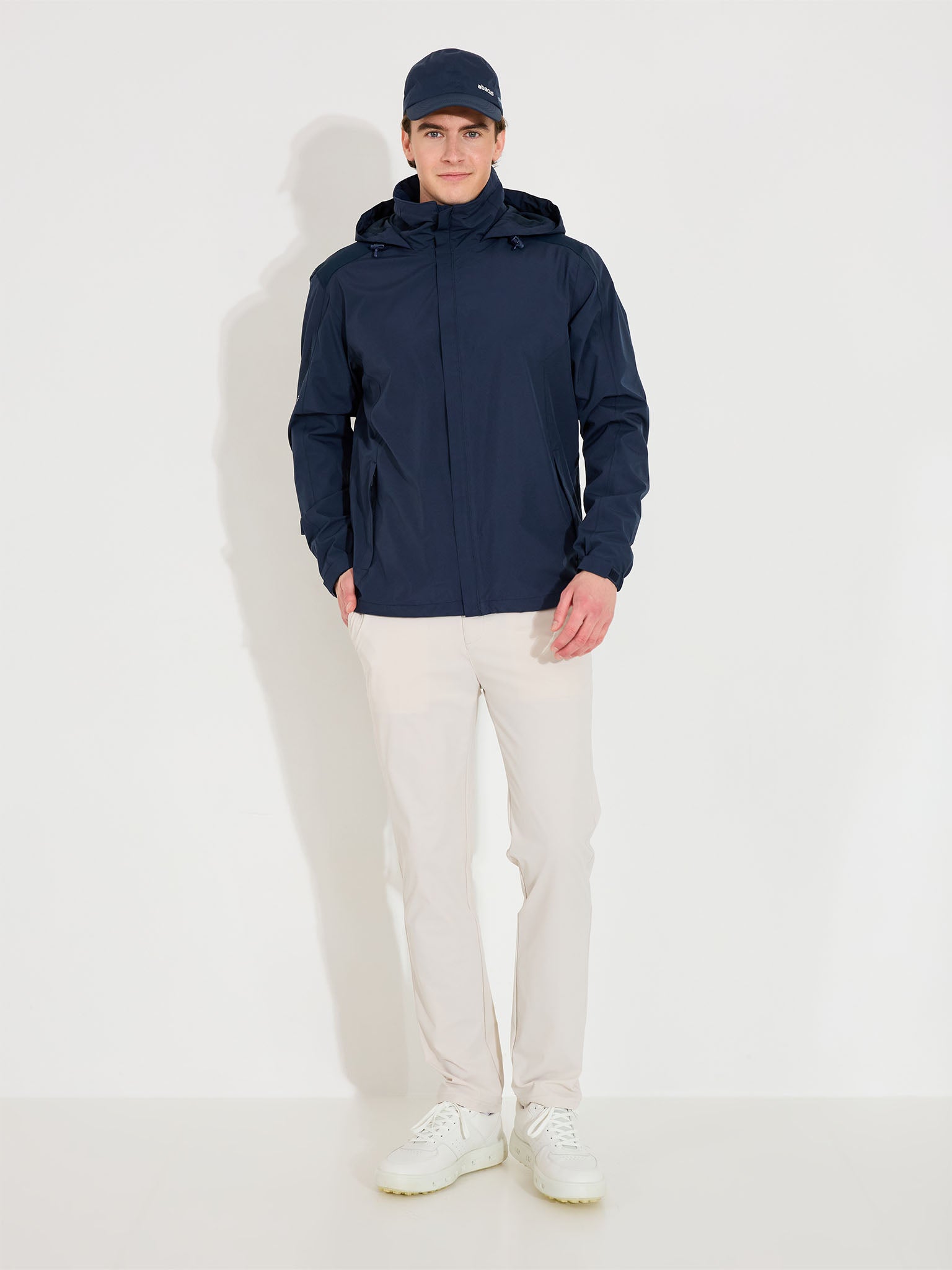 Mens Links Caddie rainjacket - navy-4