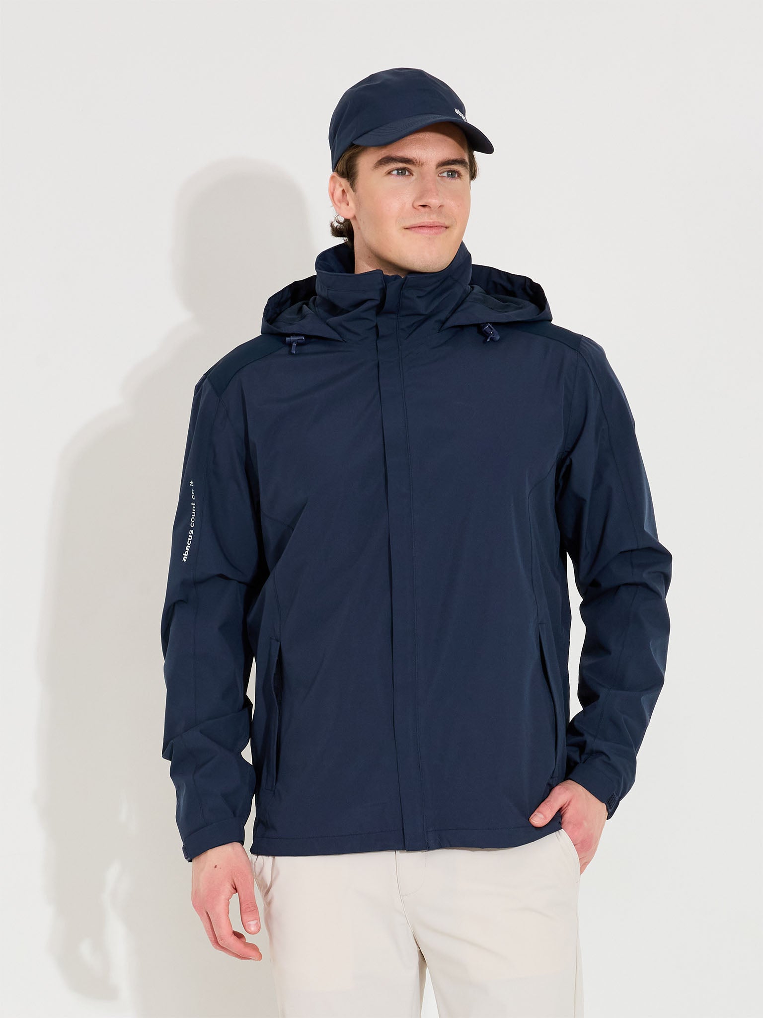 Mens Links Caddie rainjacket - navy-1