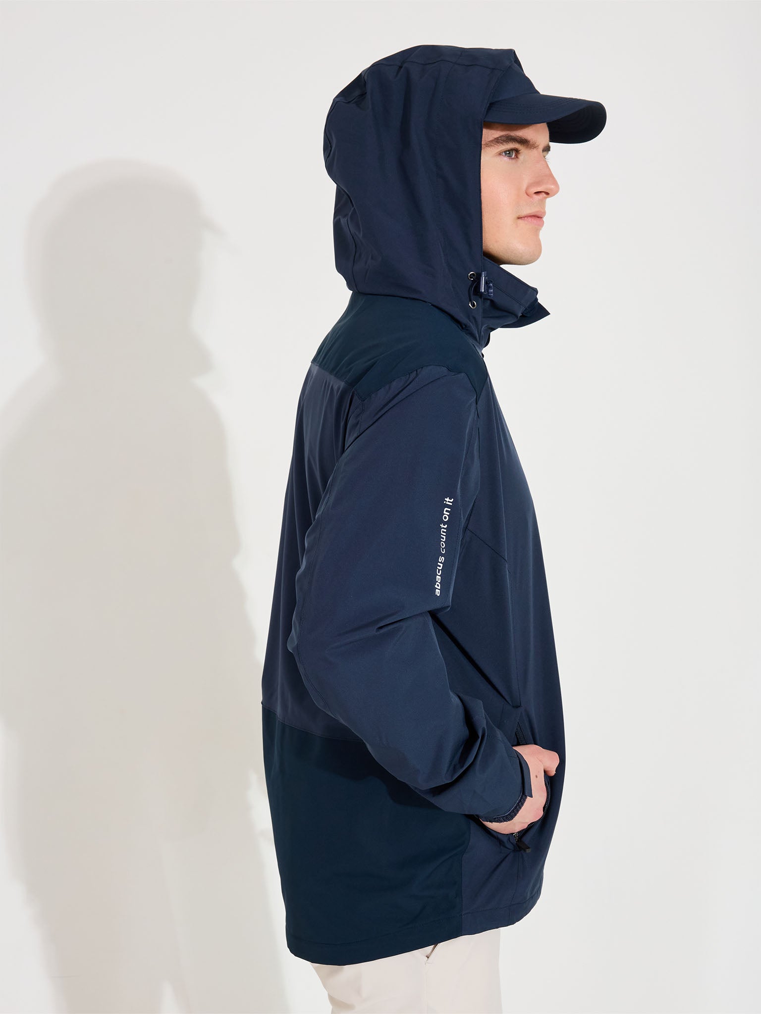 Mens Links Caddie rainjacket - navy-5