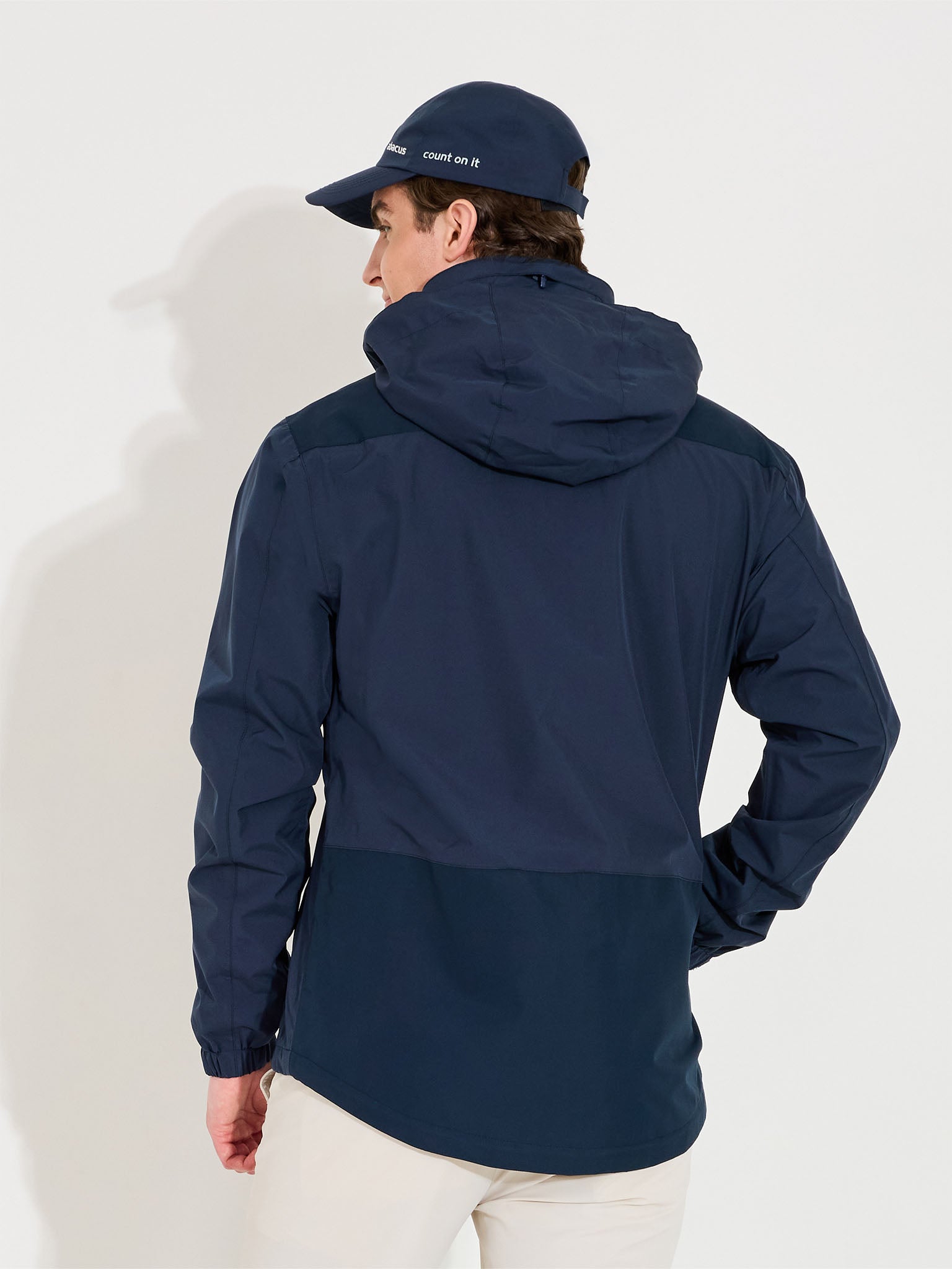 Mens Links Caddie rainjacket - navy-2