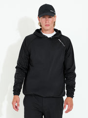 Mens Bounce waterproof hoodie - black
