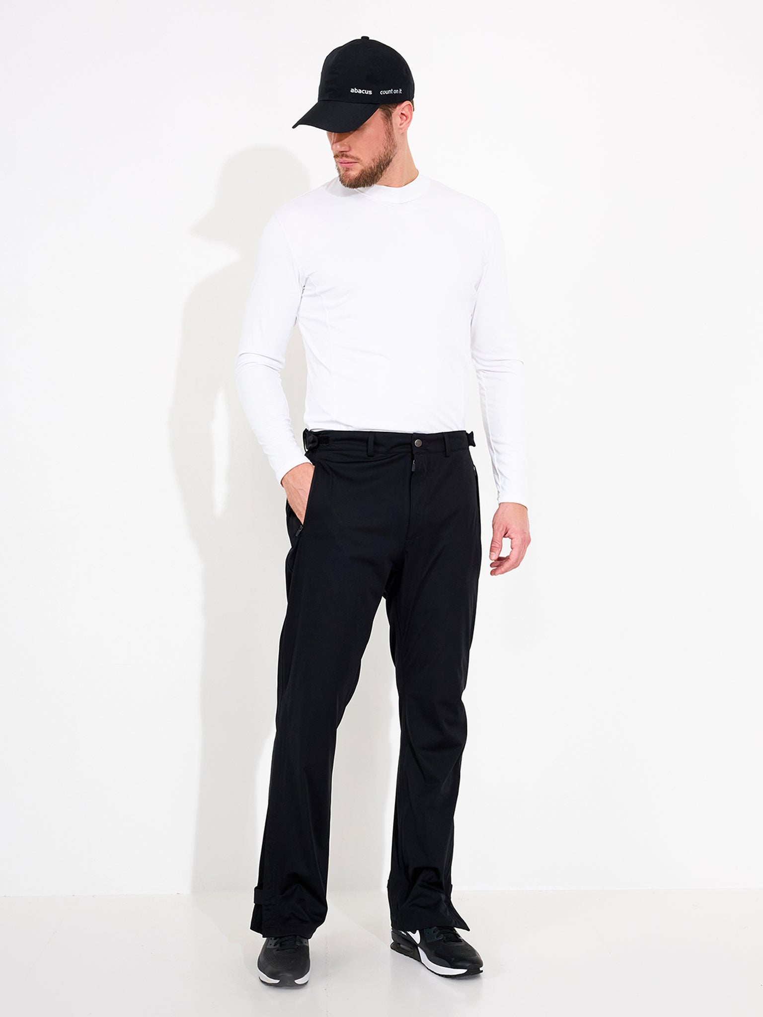 Mens Bounce raintrousers - black-5
