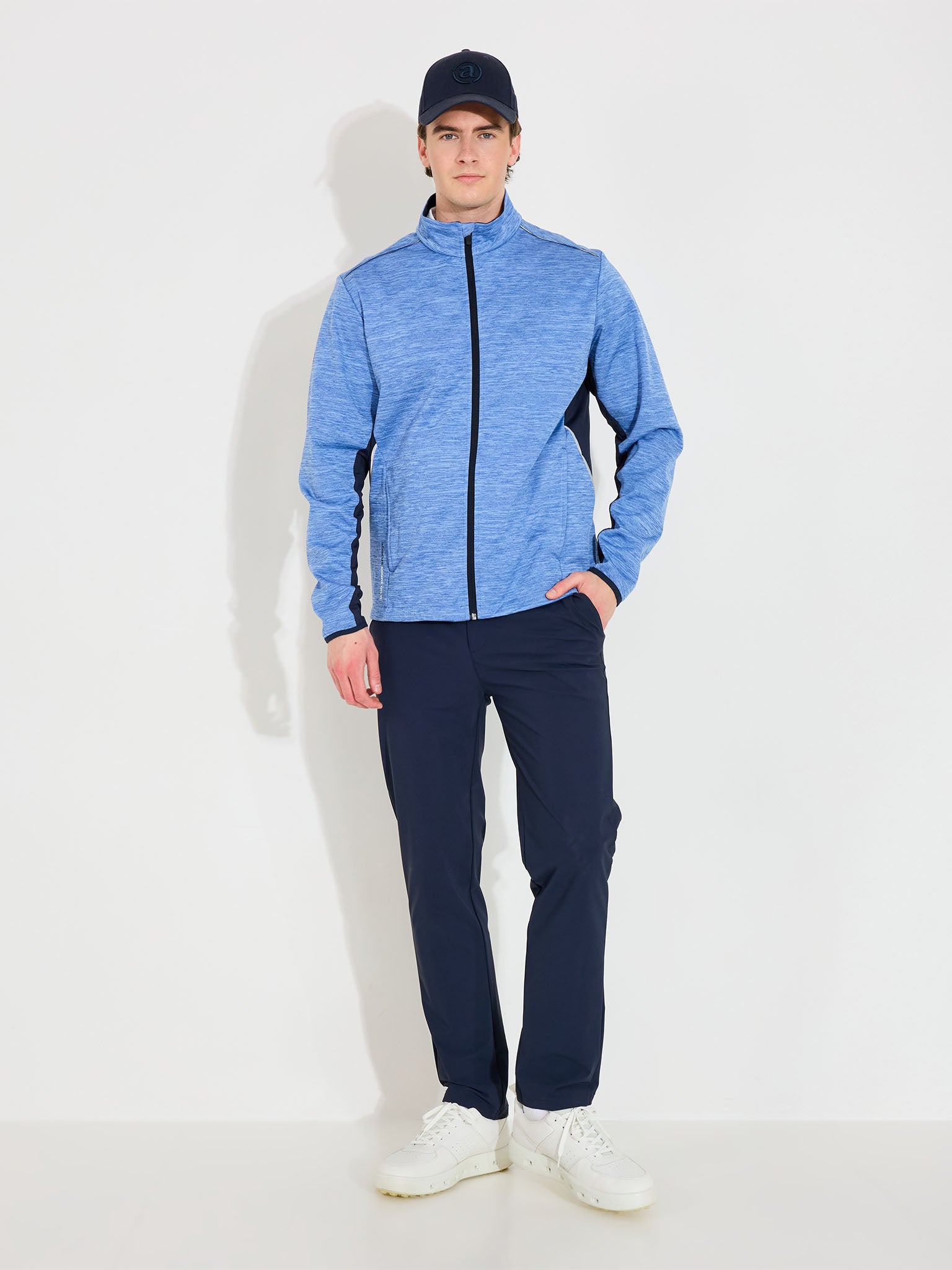 Mens Kingsbarns hybrid jacket - horizon blue-4