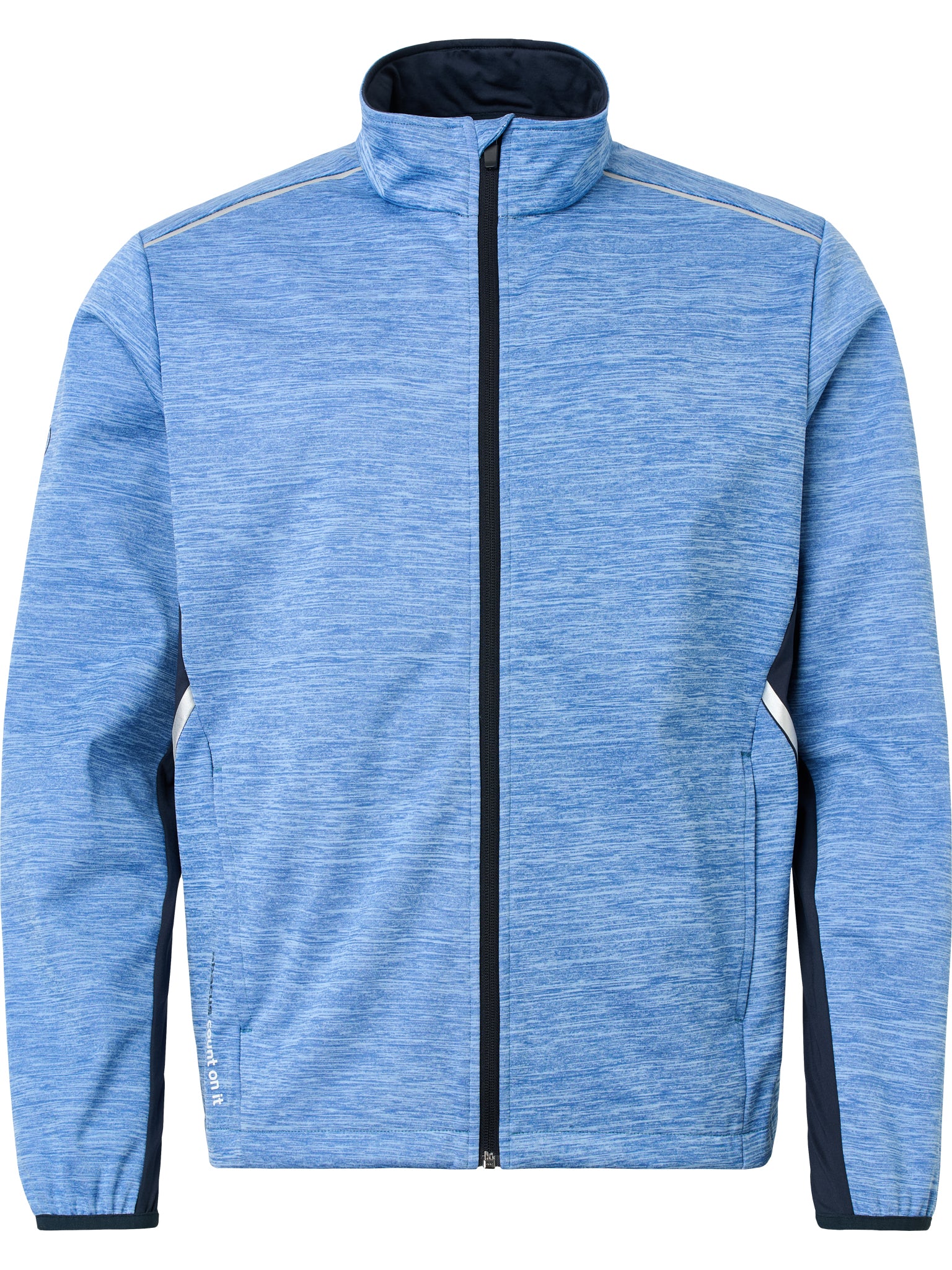 Mens Kingsbarns hybrid jacket - horizon blue