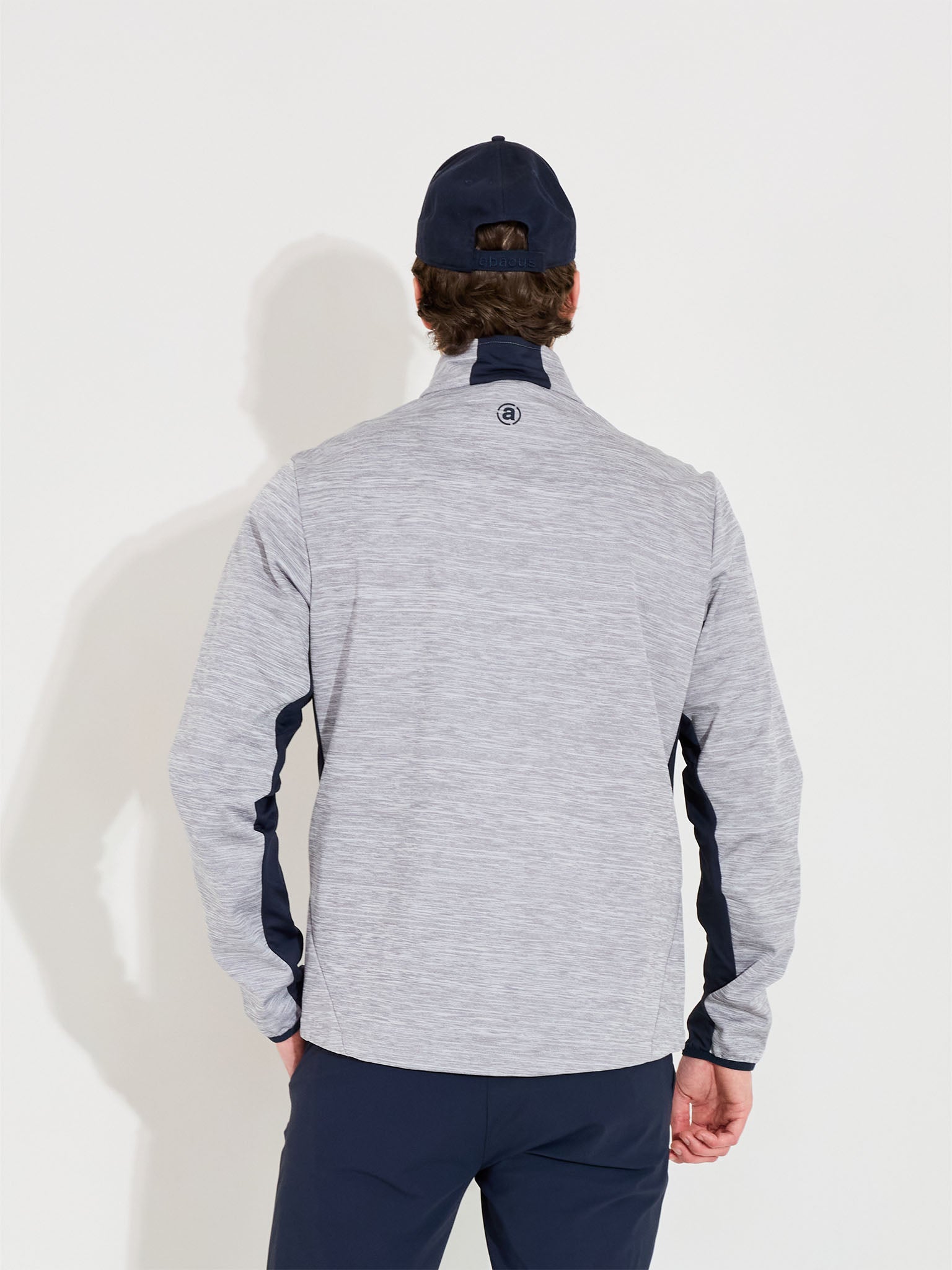 Mens Kingsbarns hybrid jacket - lt.greymelange