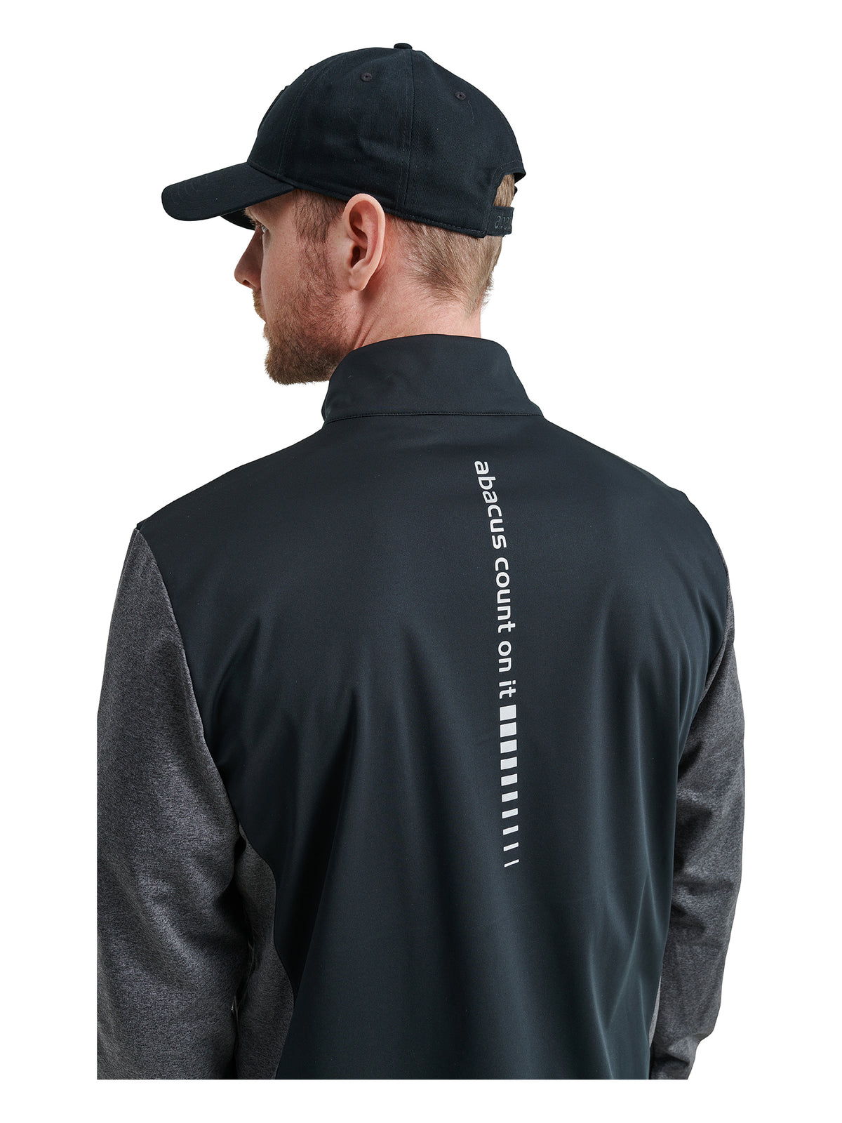 Mens Dornoch softshell hybrid  jacket - dk.greymelange-2