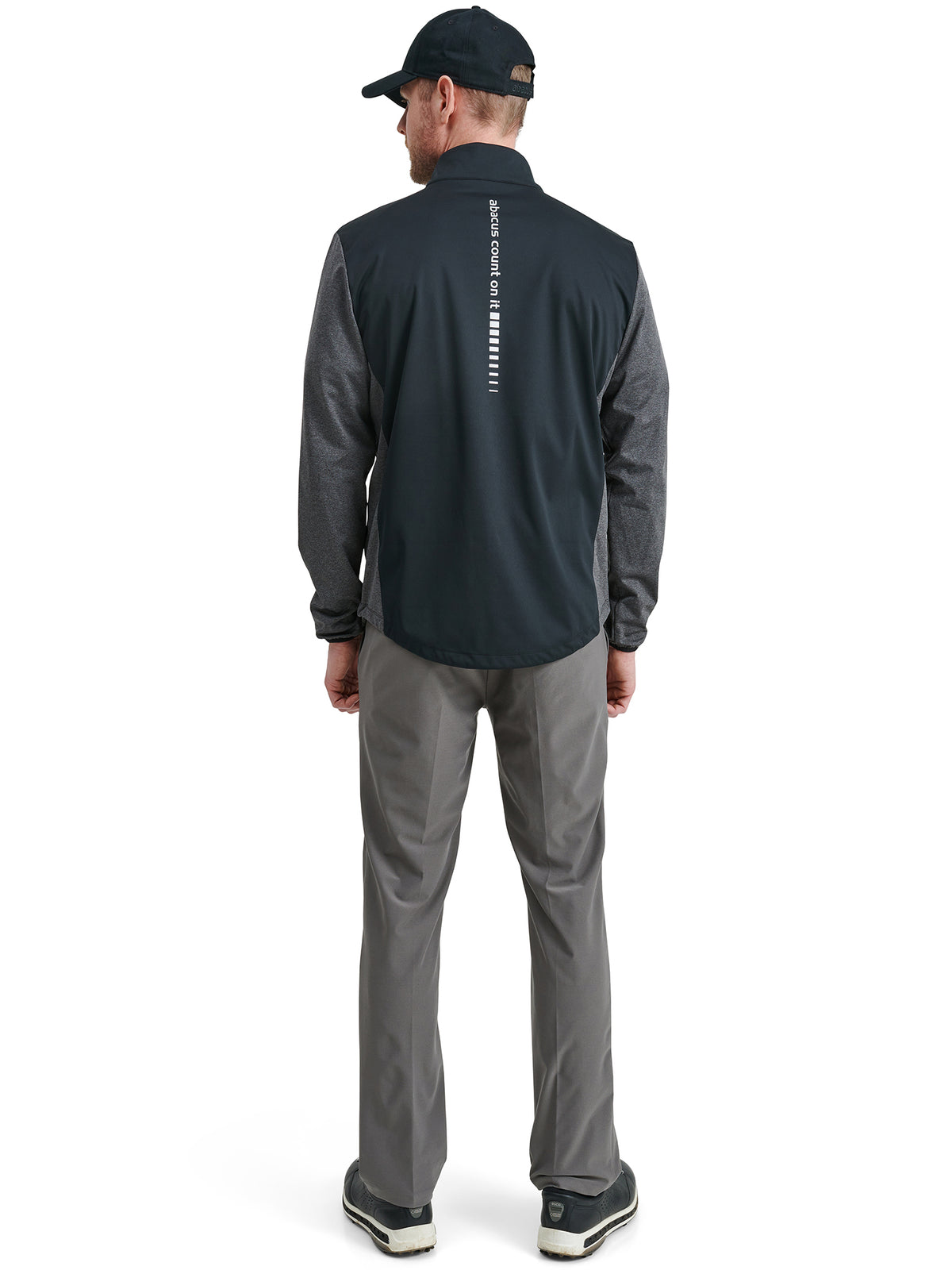 Mens Dornoch softshell hybrid  jacket - dk.greymelange-6