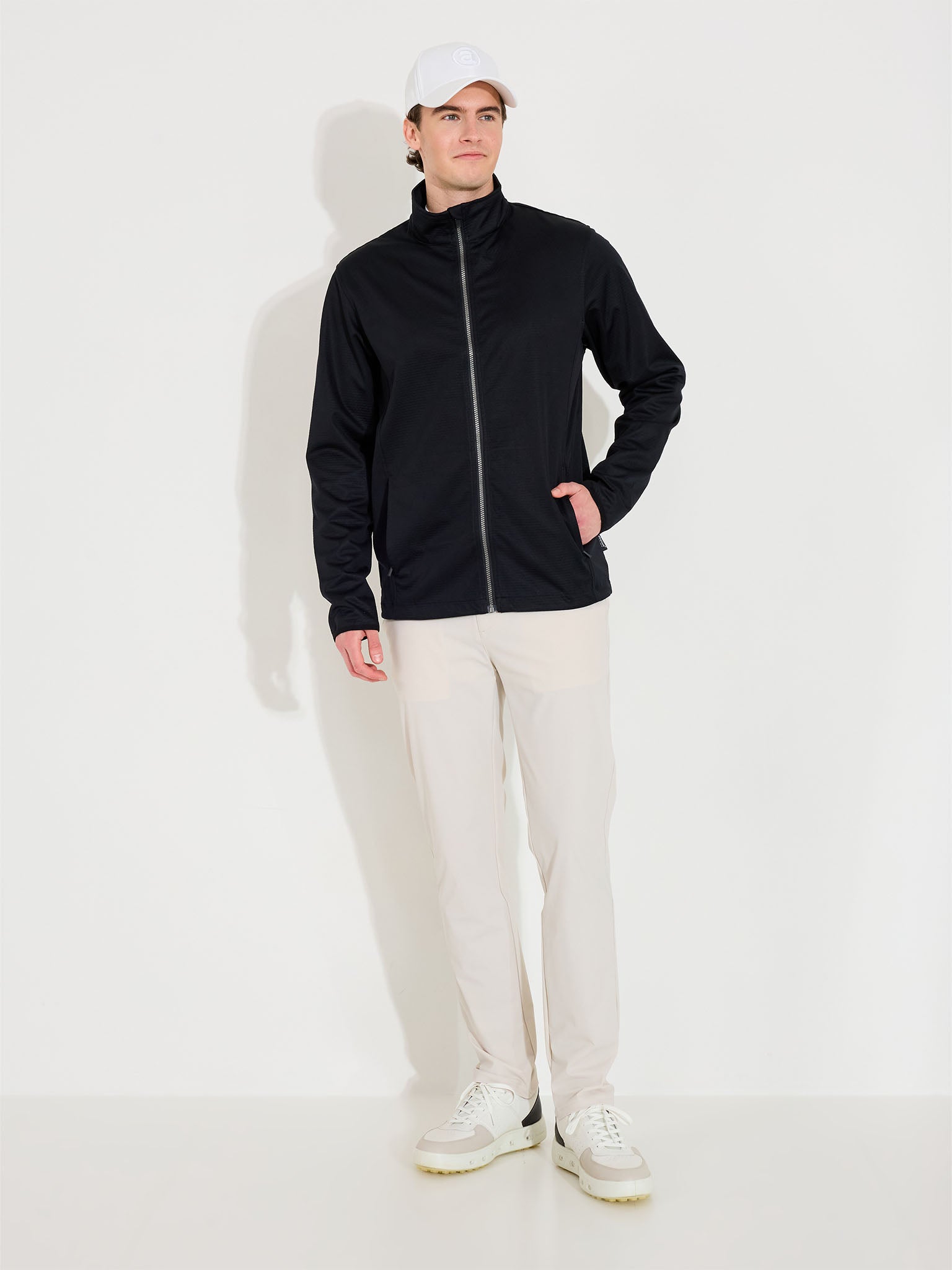 Mens Lytham softshell jacket - black-3
