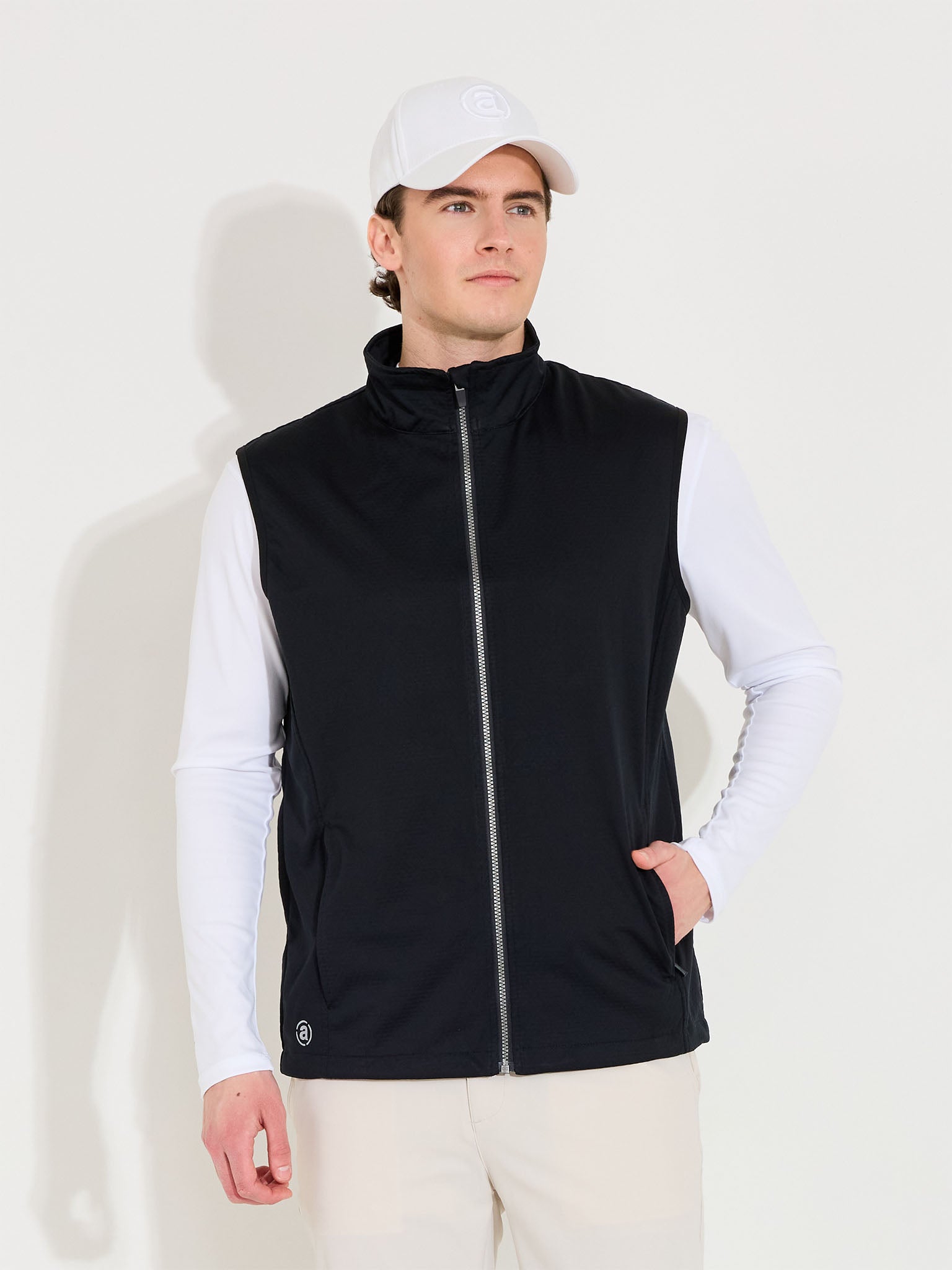 Mens Lytham softshell vest - black