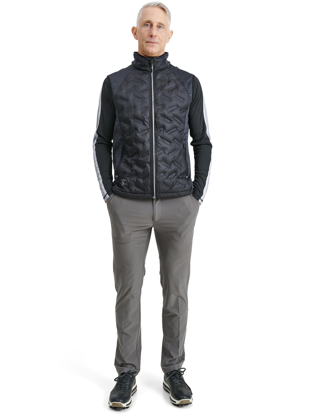 Mens Elgin hybrid vest - black-3