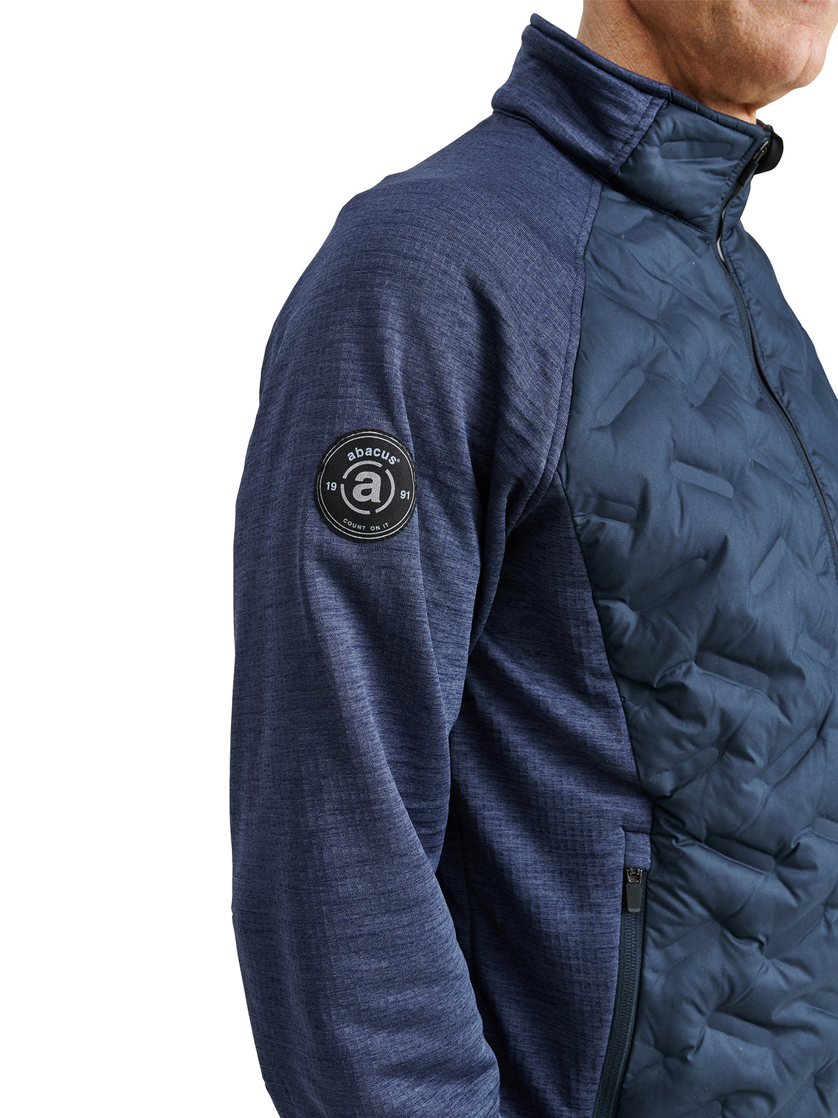 Mens Elgin hybrid  jacket - navy-4