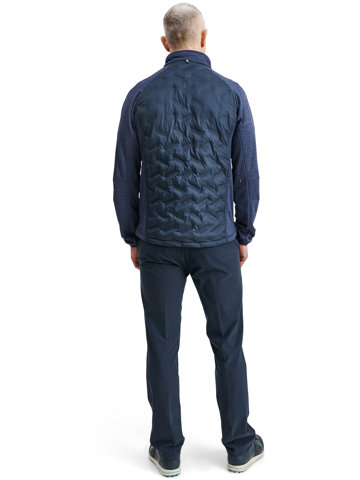 Mens Elgin hybrid  jacket - navy-5