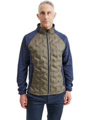 Mens Elgin hybrid  jacket - olive