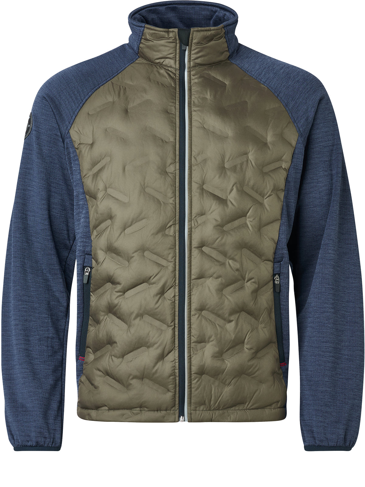 Mens Elgin hybrid  jacket - olive-6