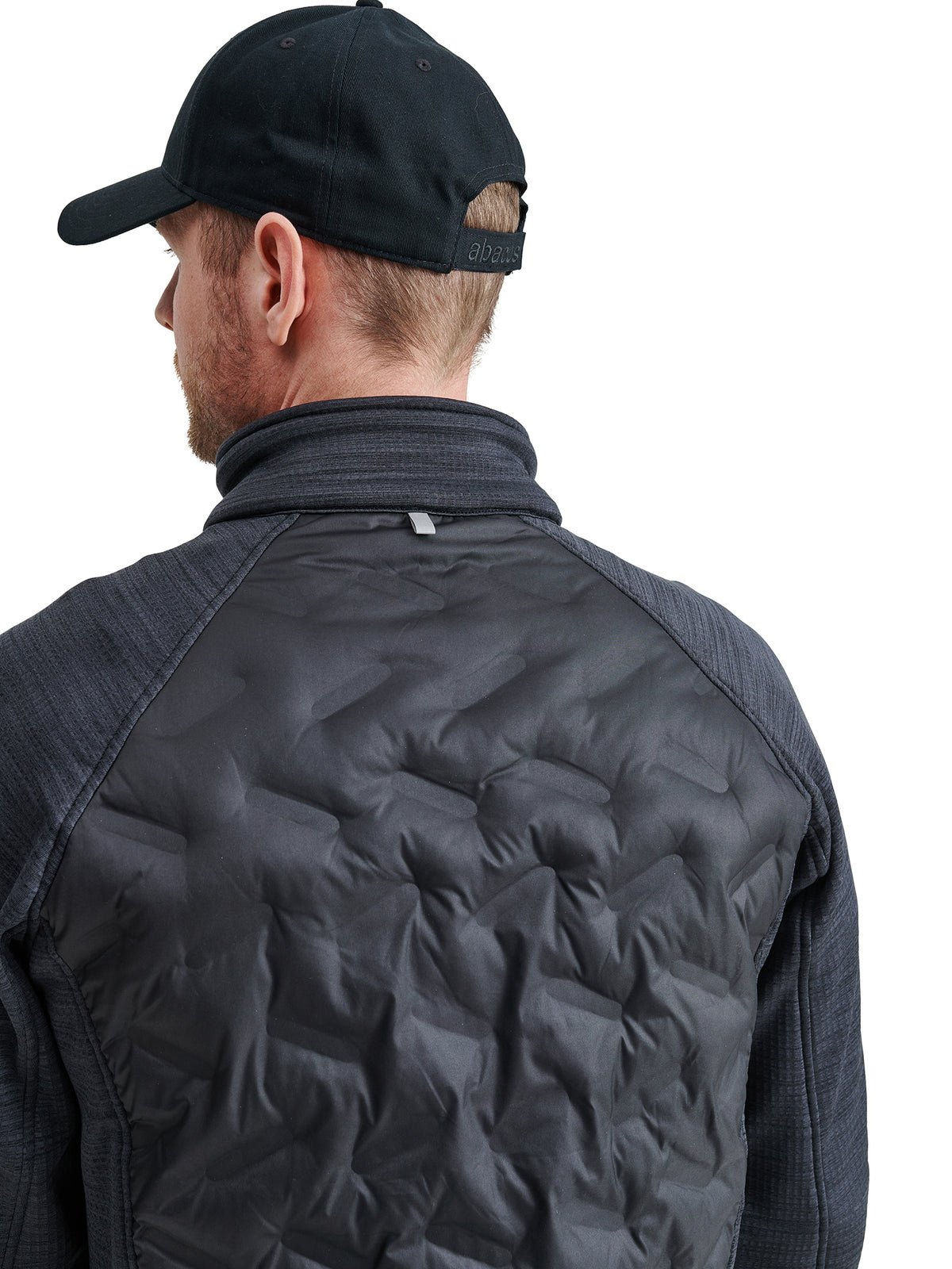 Mens Elgin hybrid  jacket - black-2
