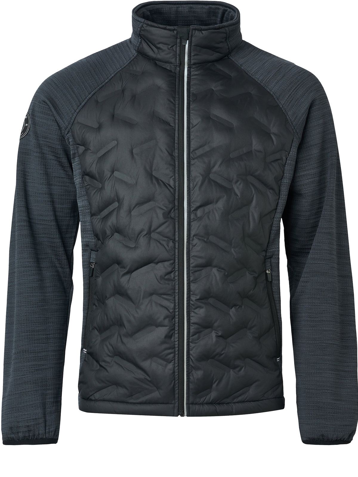 Mens Elgin hybrid  jacket - black-7