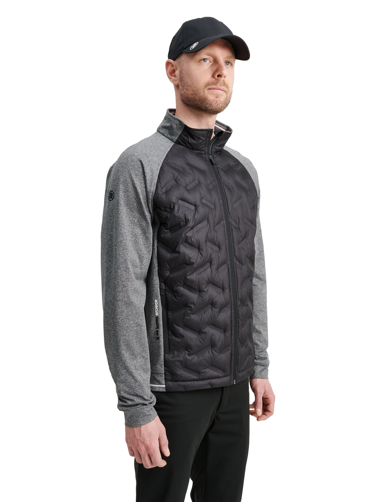 Mens Grove hybrid jacket - black/antracit-1