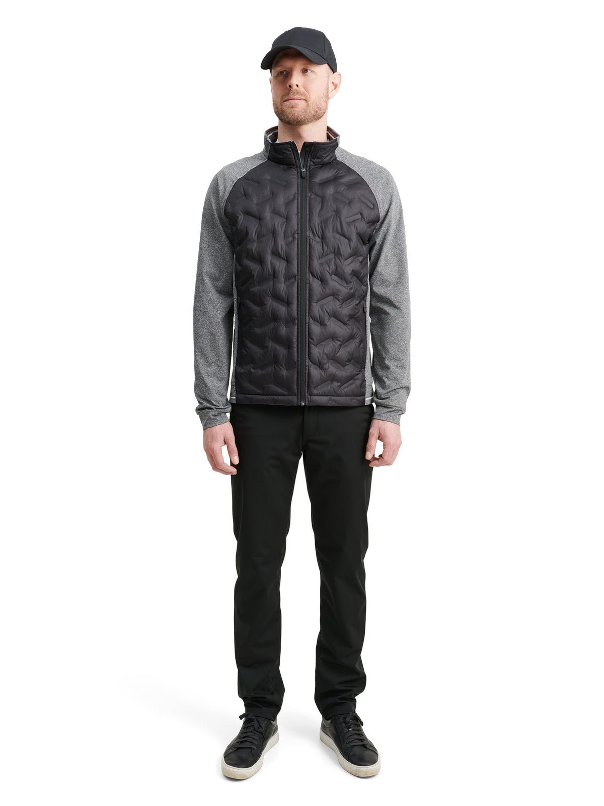 Mens Grove hybrid jacket - black/antracit-2
