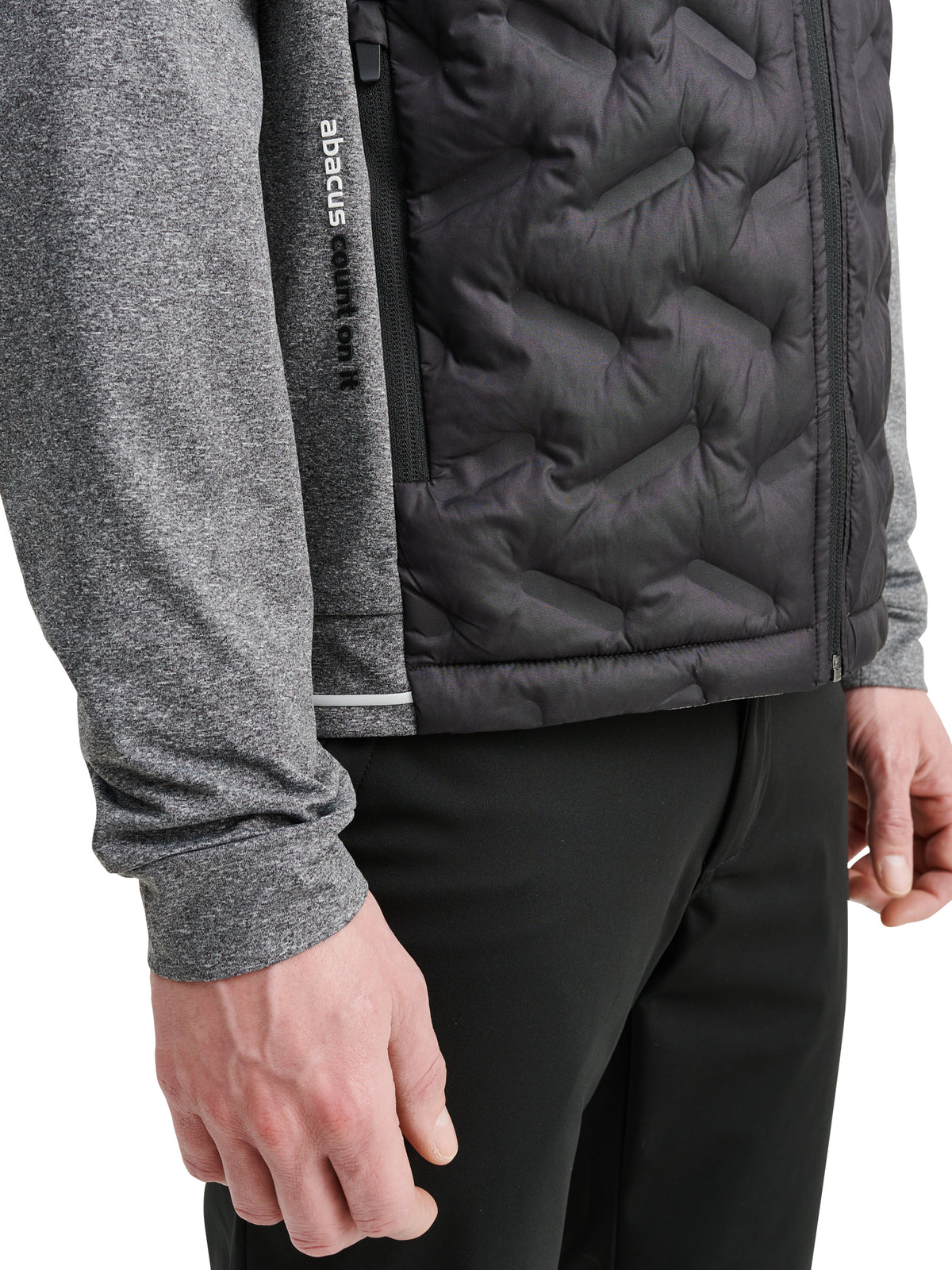Mens Grove hybrid jacket - black/antracit-3