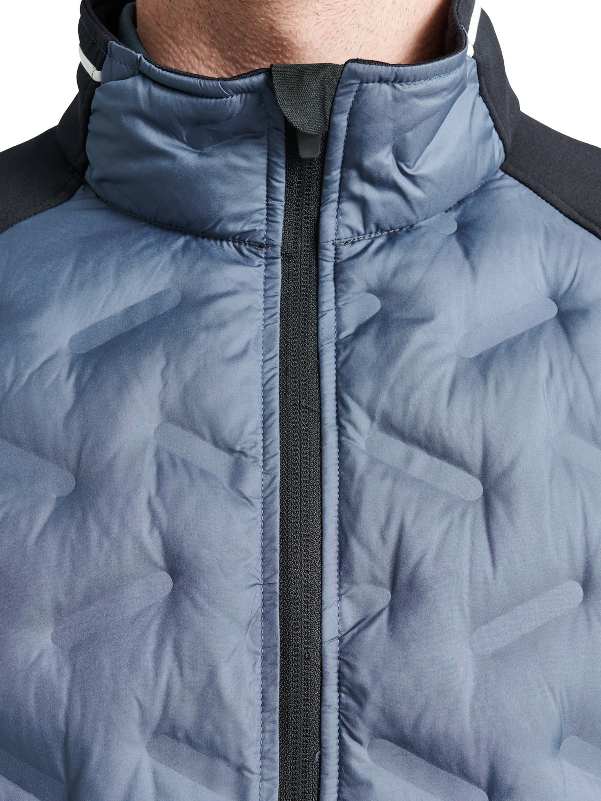 Mens Grove hybrid jacket - dusty blue-3