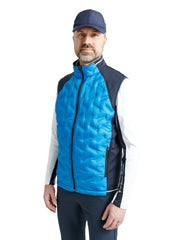 Mens Grove hybrid vest - ocean