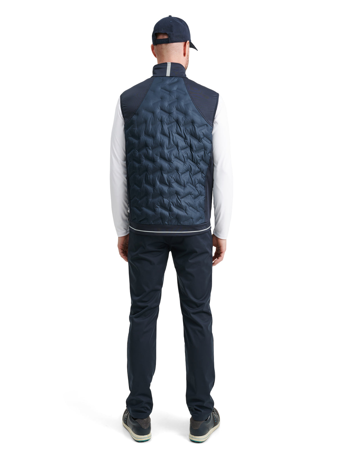 Mens Grove hybrid vest - navy/lt.grey-6