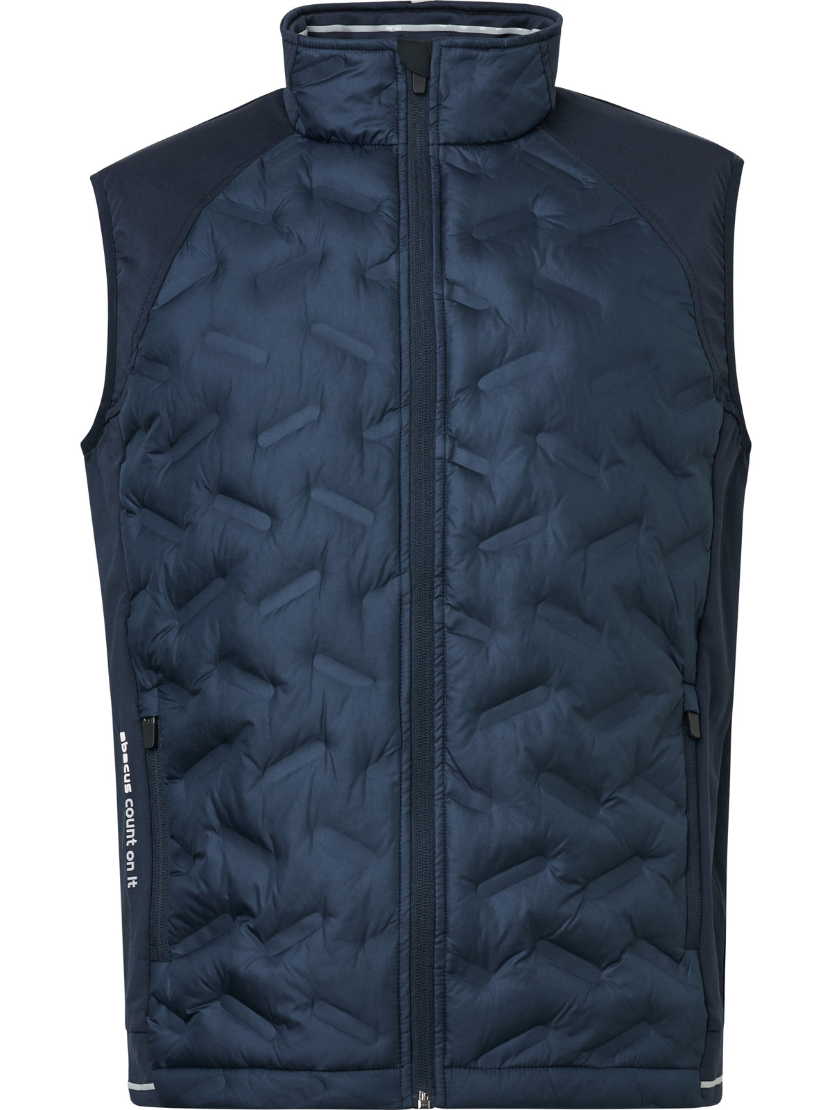 Mens Grove hybrid vest - navy/lt.grey-7