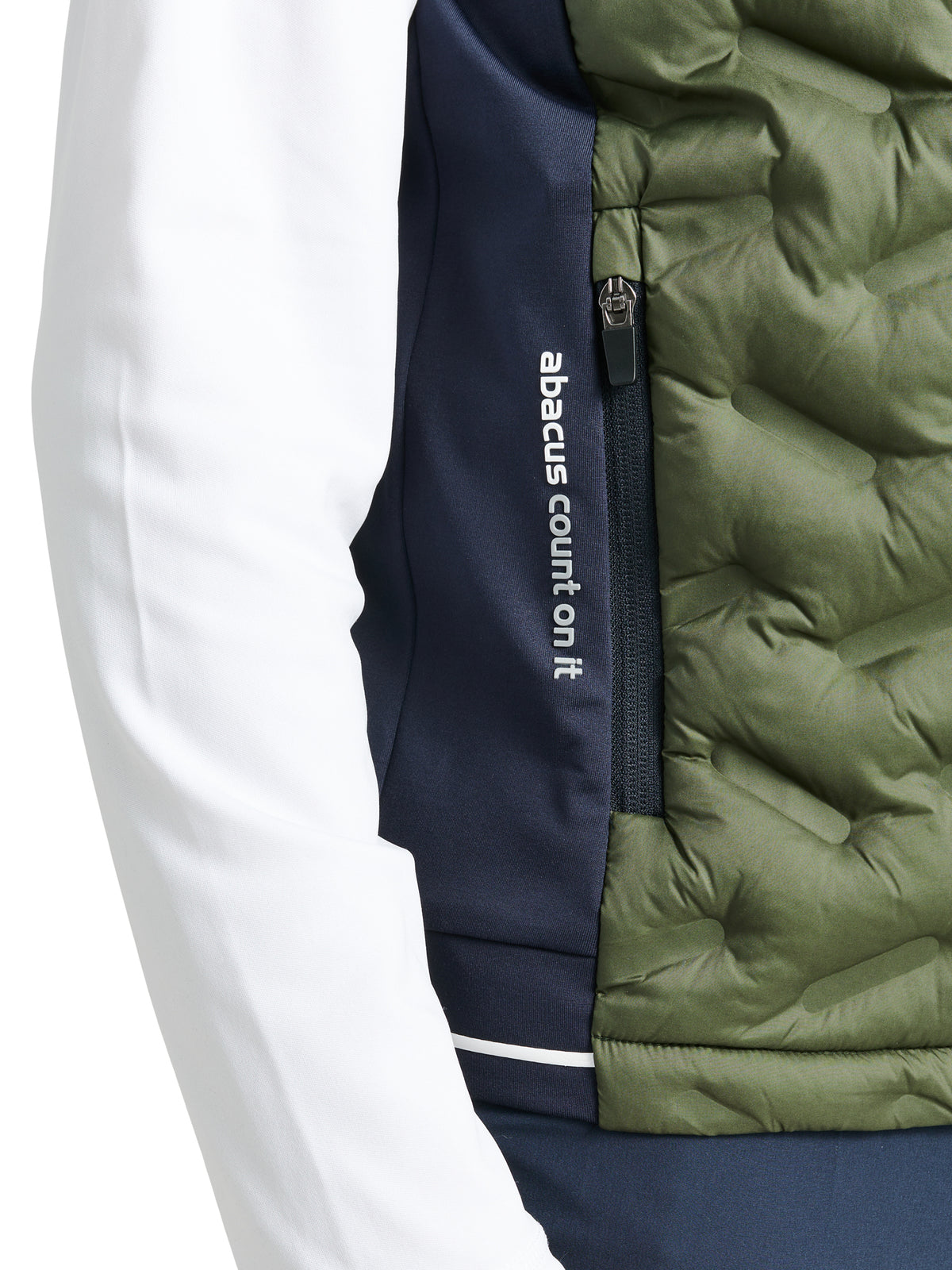 Mens Grove hybrid vest - forest-4