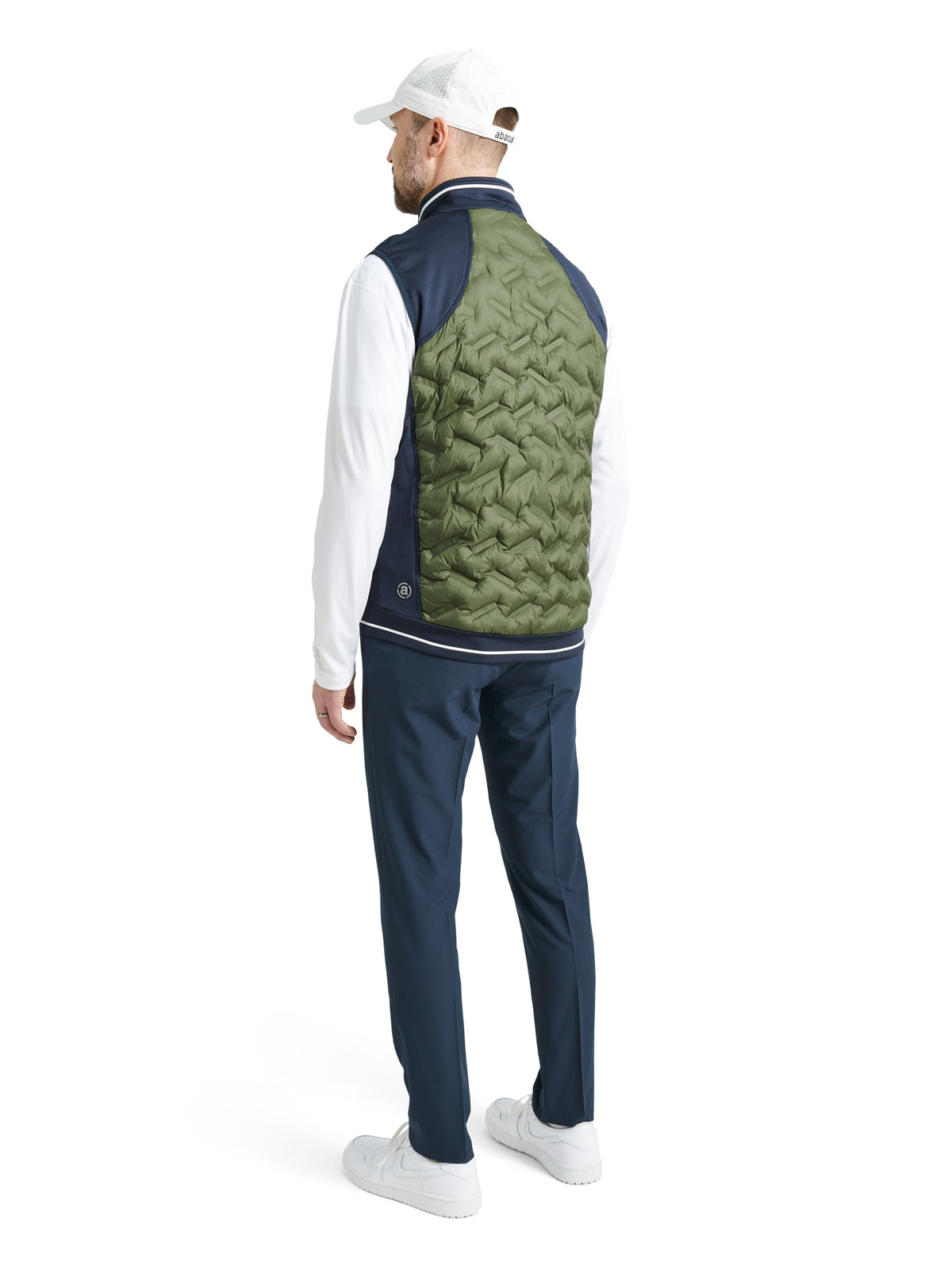Mens Grove hybrid vest - forest-5