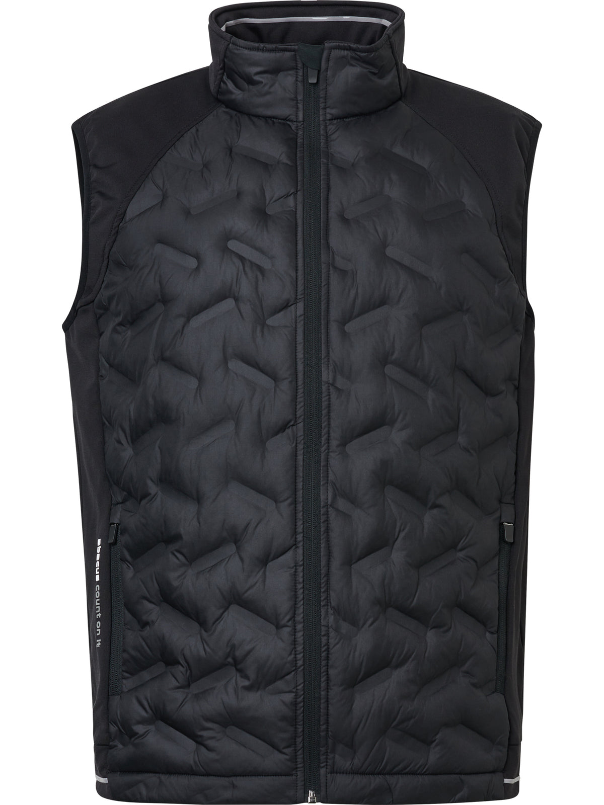 Mens Grove hybrid vest - black-7