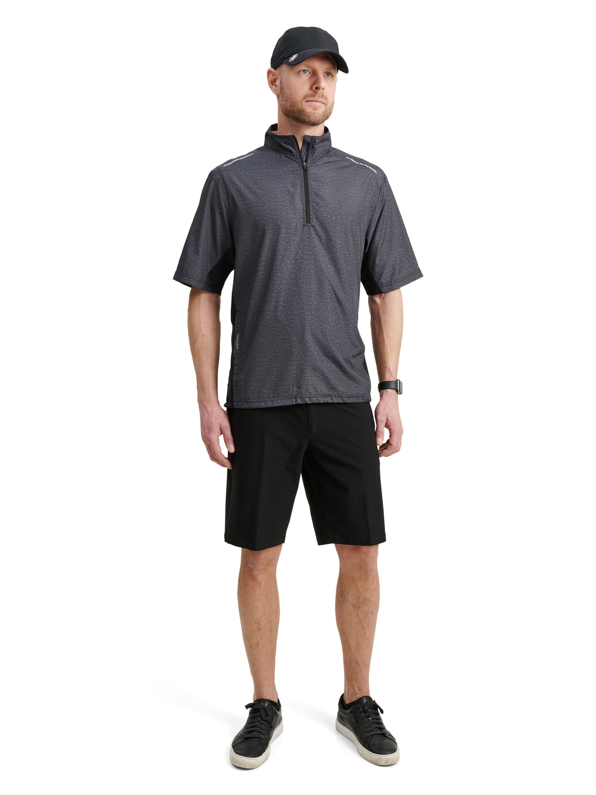 Mens Ganton stretch windshirt - antracit-3