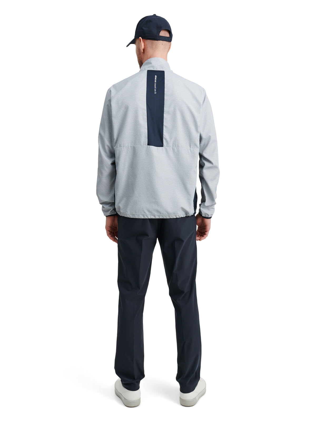Mens Ganton stretch windjacket - lt.greymelange-5